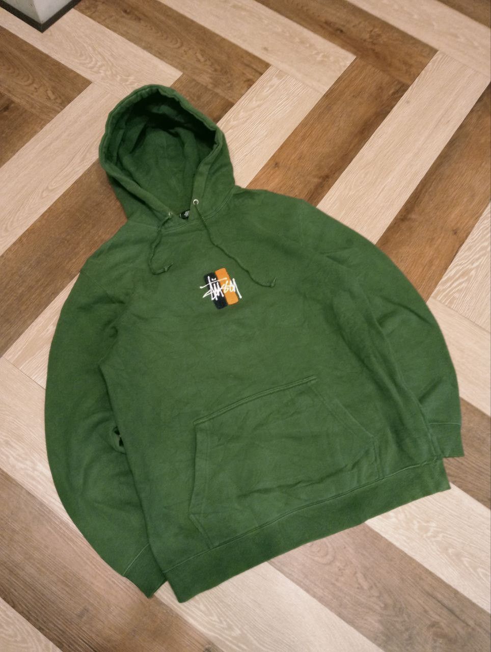 Stussy VINTAGE STUSSY CENTER PILE EMBROIDERED LOGO HOODIE Size US L / EU 52-54 / 3 - 2 Thumbnail