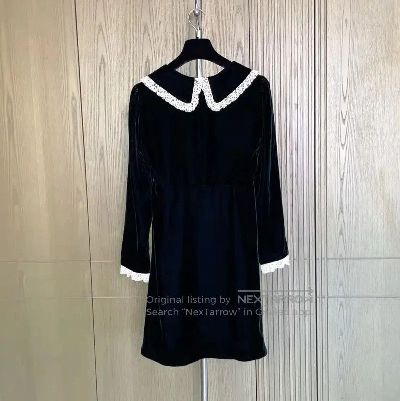 Yves Saint Laurent YSL A-Line Dress in Dark Green . Size S / US 4 / IT 40 - 1 Thumbnail