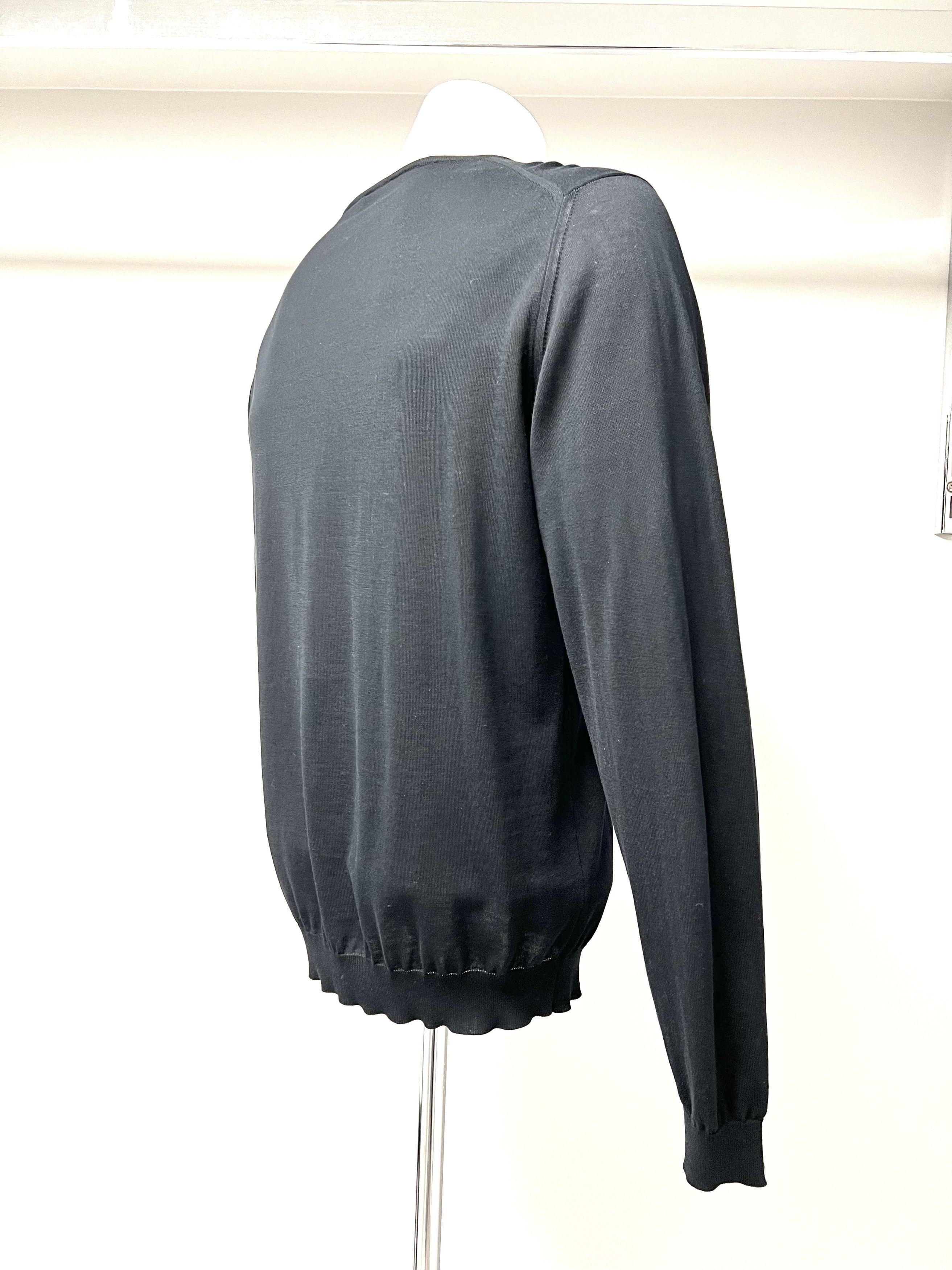 Lanvin NEW, LANVIN SUPERFINE KNITED CREWNECK SWEATER, MADE IN ITALY Size US XL / EU 56 / 4 - 10 Thumbnail