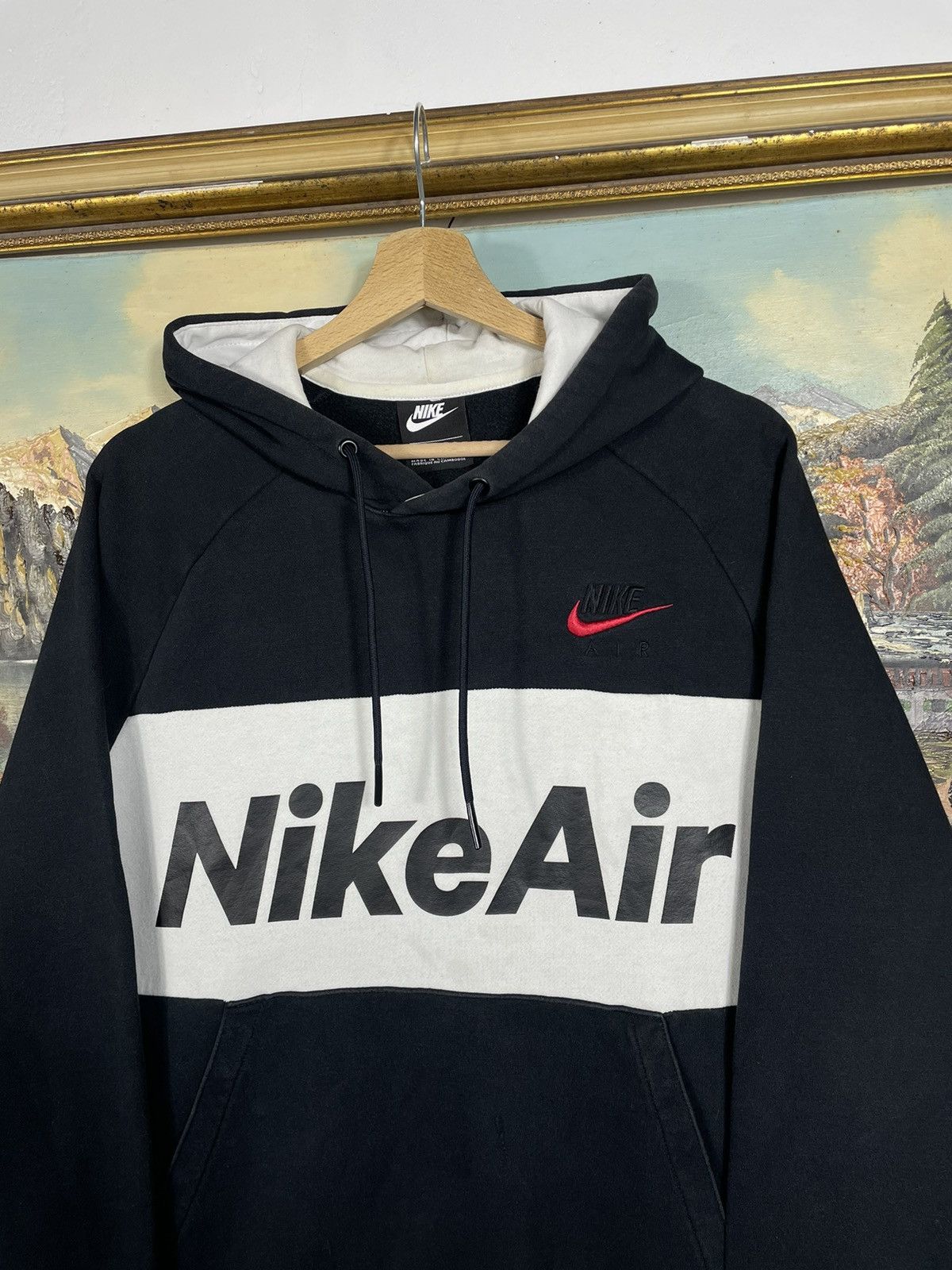Nike × Vintage Nike Air Sweatshirt Loose Boxy Skate Drip Swag Hiphop Rap Size US M / EU 48-50 / 2 - 5 Thumbnail