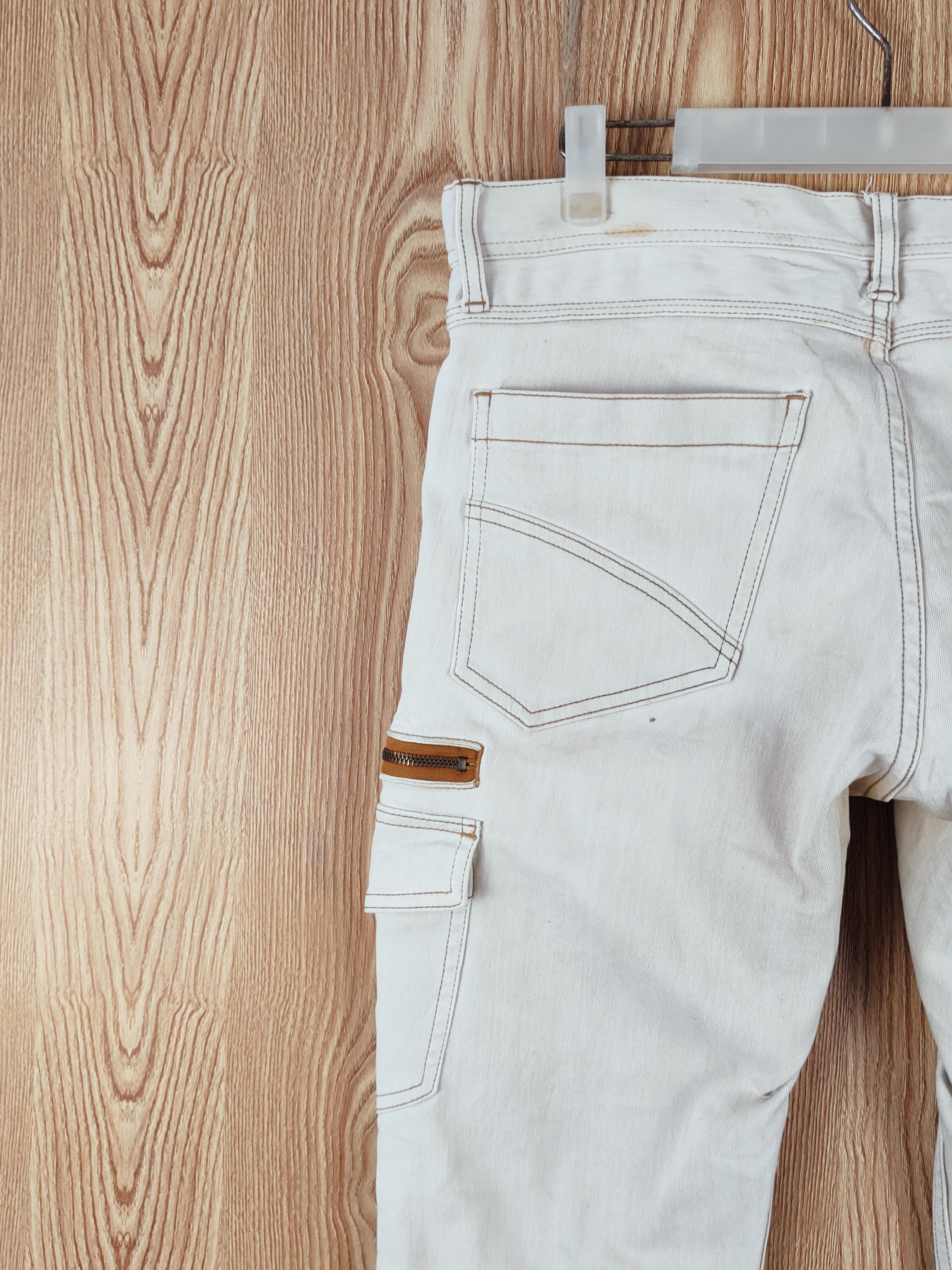 Japanese Brand Back Number ripped Multipocket Tactical Cargo Pants #W594 Size US 32 / EU 48 - 10 Thumbnail