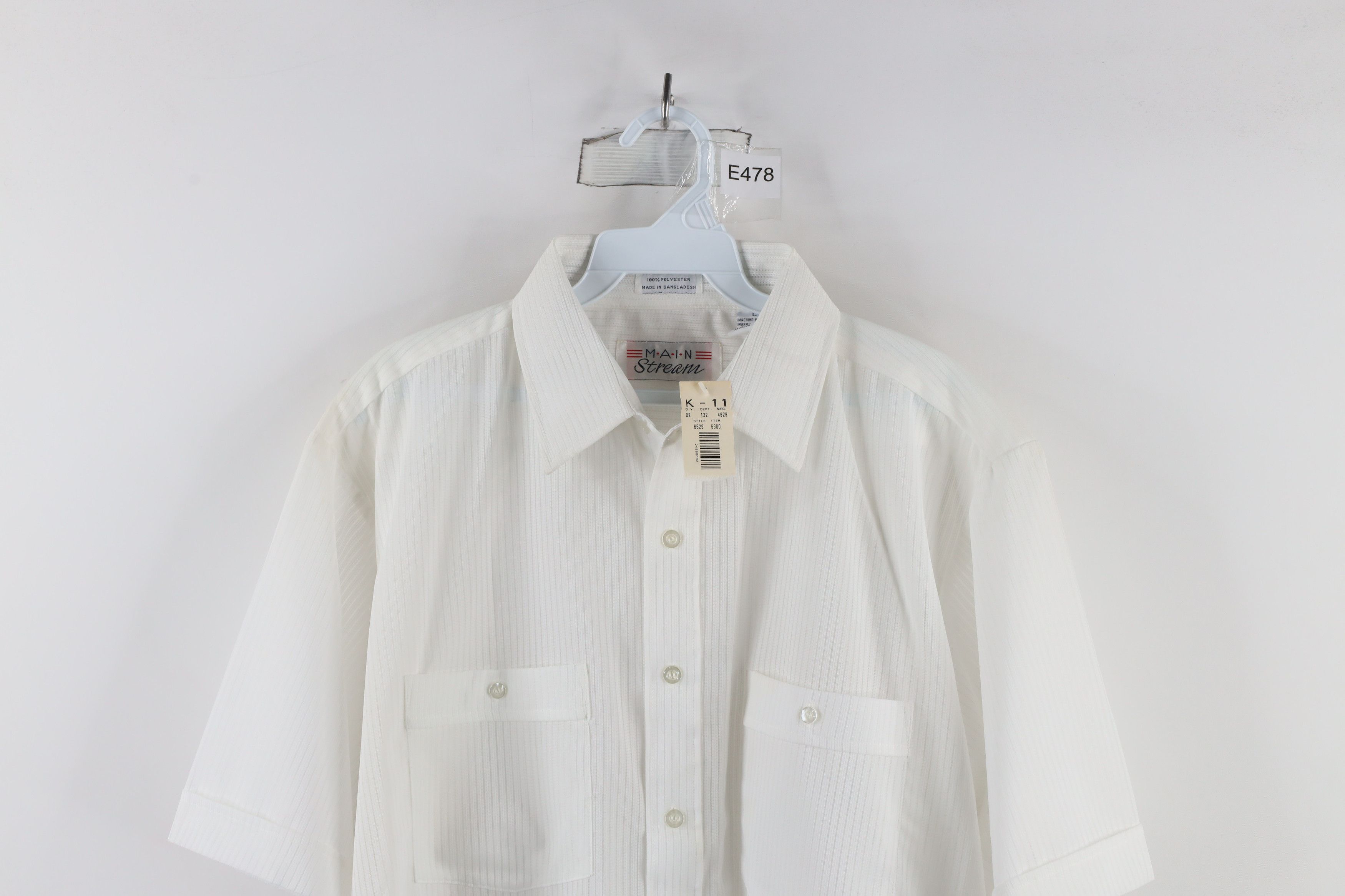 Vintage Deadstock Vintage 90s Streetwear Short Sleeve Button Shirt Size US L / EU 52-54 / 3 - 2 Thumbnail