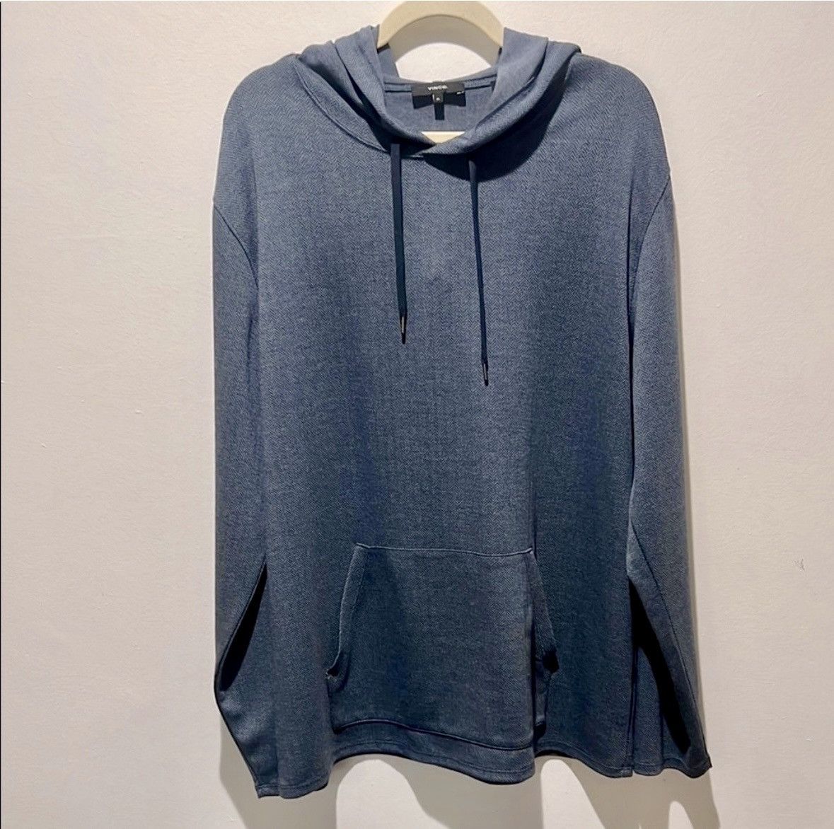 Vince Vince Herringbone Hoodie Sweatshirt XL Like New Size US XL / EU 56 / 4 - 2 Thumbnail