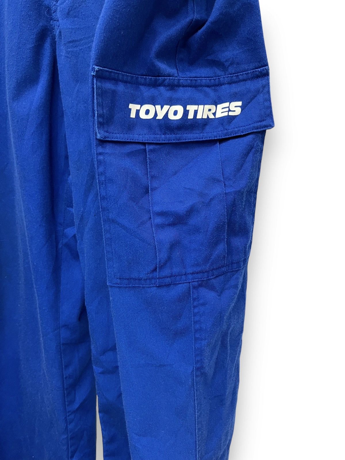 NASCAR × Toyo Enterprises × Vintage 90’s TOYO TIRES Overall Cargo Racing Mechanic Pit Crew Drift Size US 32 / EU 48 - 7 Thumbnail