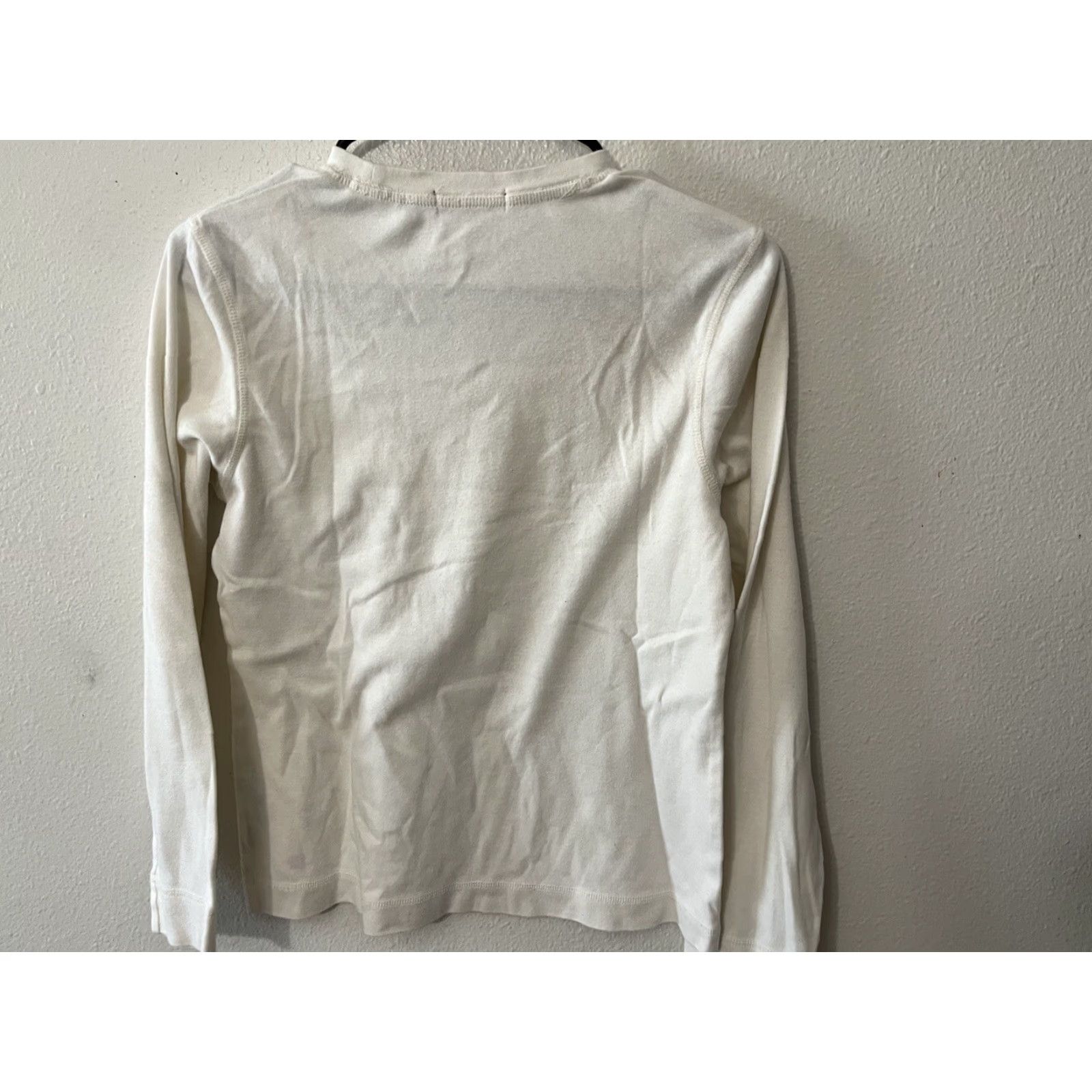 Tommy Hilfiger VINTAGE Tommy Hilfiger Sleepshirt Women’s Long Sleeve Size Small White Size S / US 4 / IT 40 - 2 Thumbnail