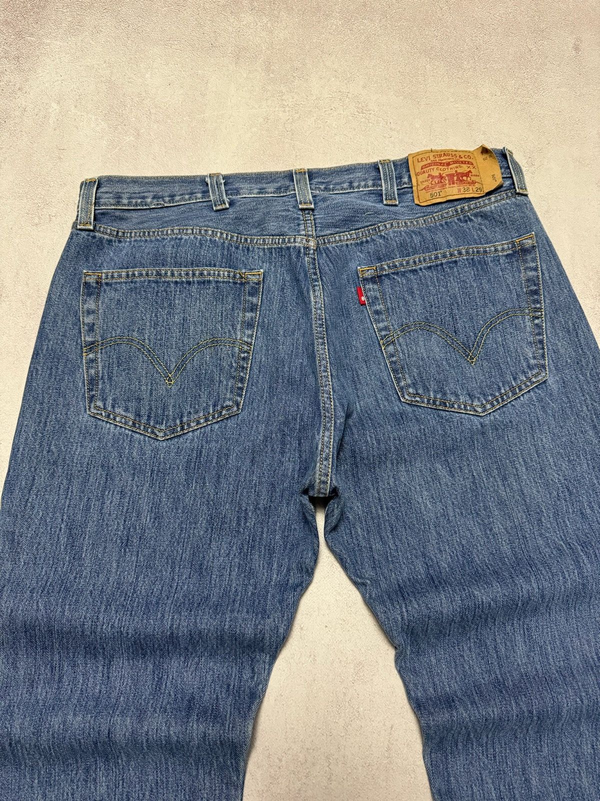 Levi's × Levi's Vintage Clothing Vintage Levis 501 Jeans Denim Pants Baggy 38x29 Y2K 90s Size US 36 / EU 52 - 7 Thumbnail