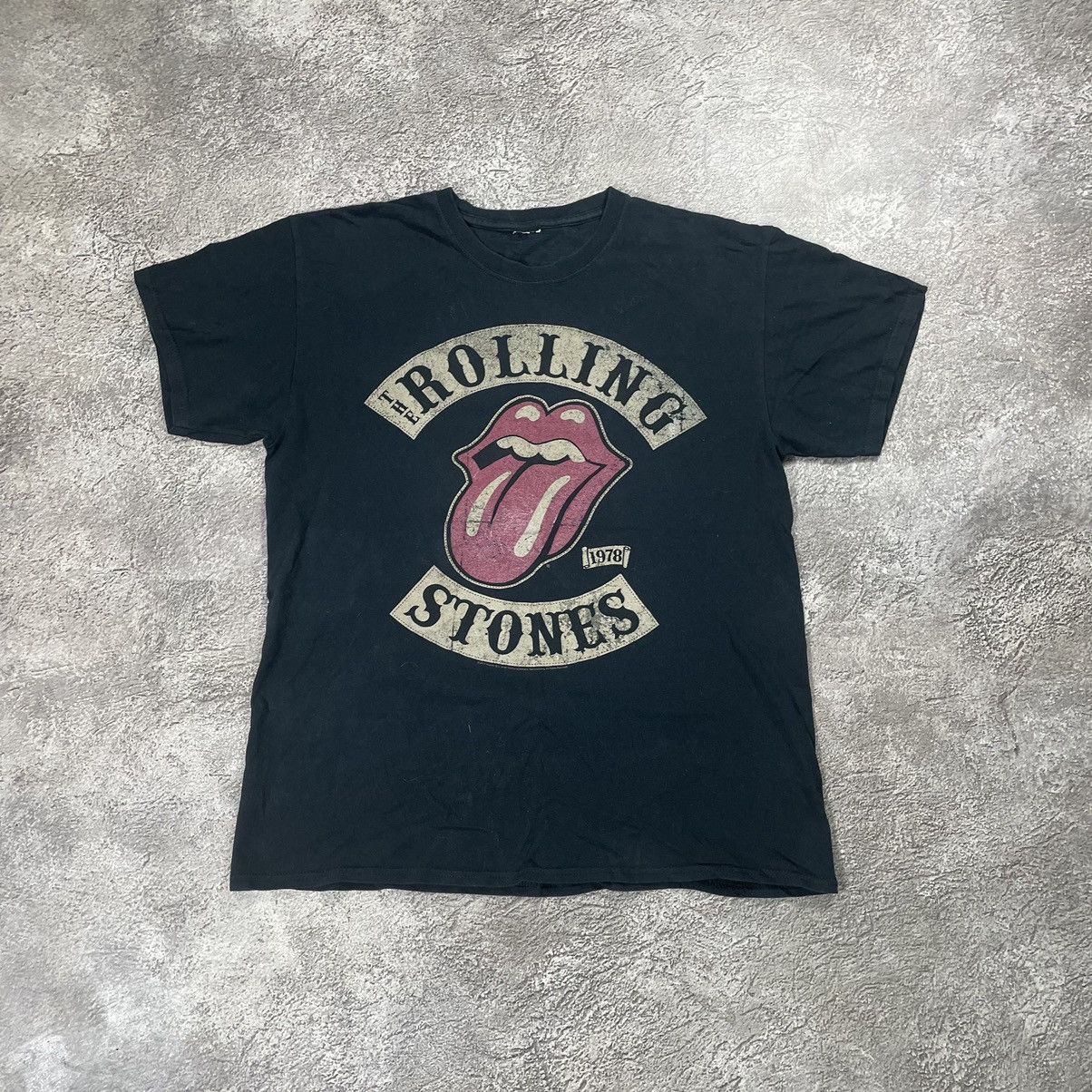Vintage Vintage Rolling Stones Band Tee Sun Faded Graphic Rock XL Size US XL / EU 56 / 4 - 2 Thumbnail