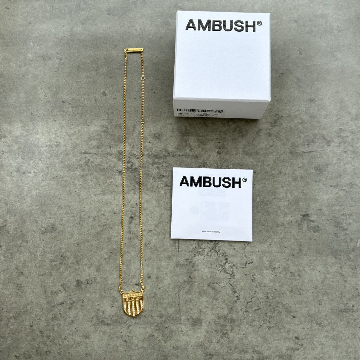 Ambush Design AMBUSH varsity shield necklace gold plated Made in Japan Size ONE SIZE - 10 Thumbnail