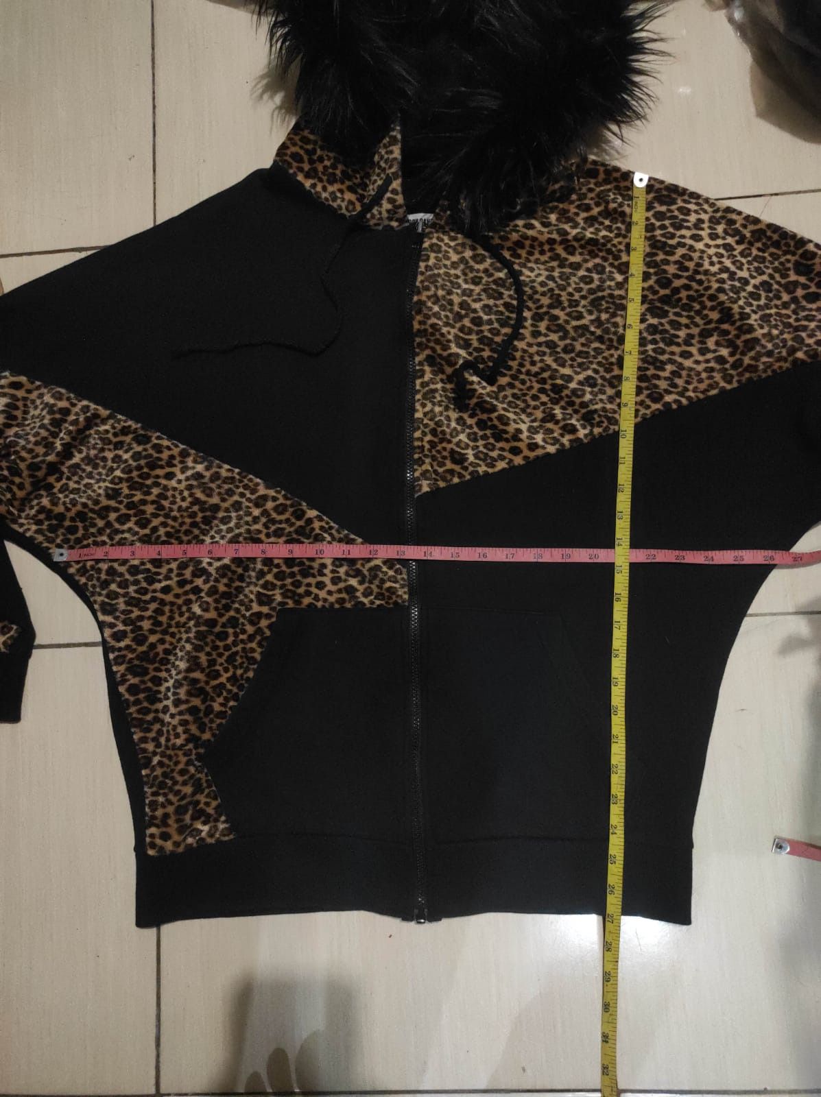 Japanese Brand Rock Candy Leopard zip fur hoodie ifsix LGB style Size US L / EU 52-54 / 3 - 15 Thumbnail