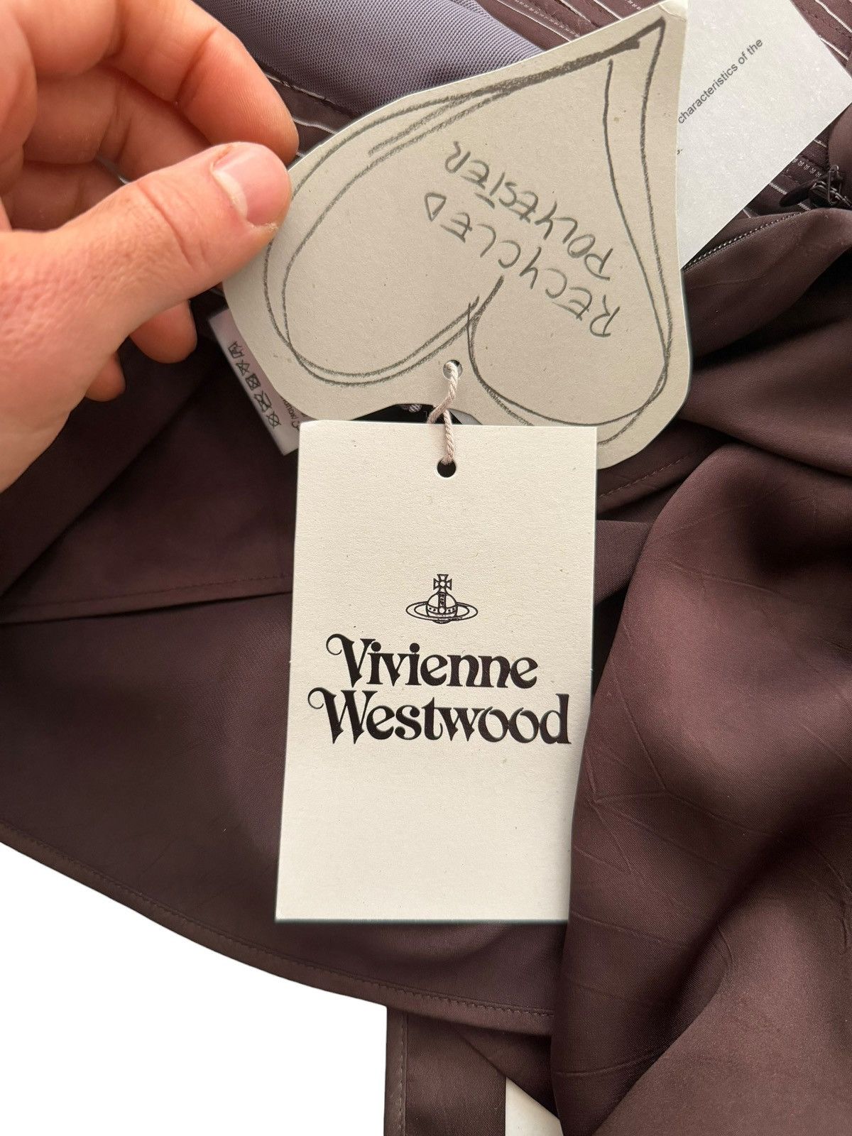 Vivienne Westwood $2,600 Corset Bustier Susana Dress Brown Satin Size S / US 4 / IT 40 - 19 Thumbnail