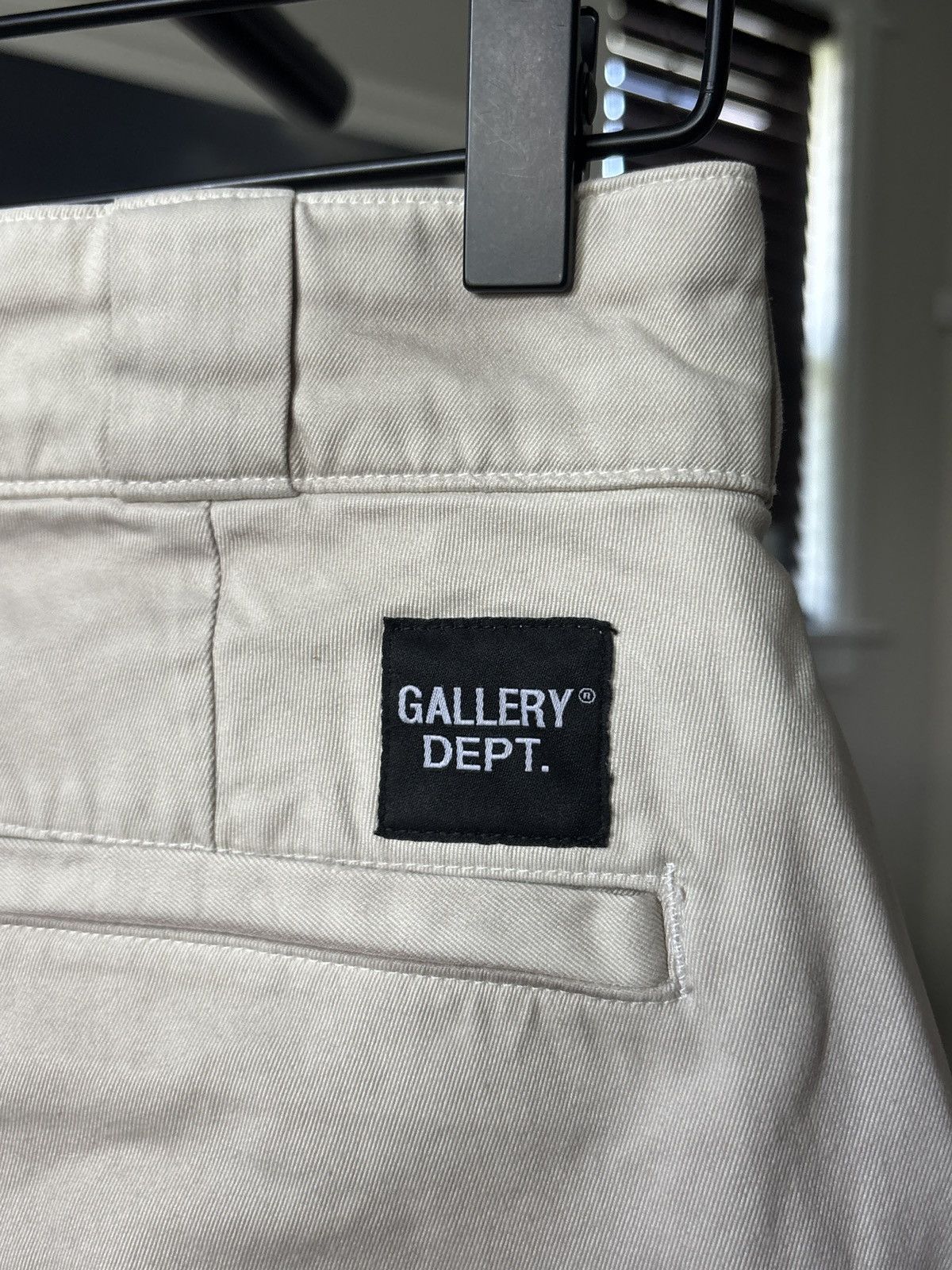 Gallery Dept. GALLERY DEPT | DISTRESSED CHINO LOGO FLARE JEANS Size US 29 - 8 Thumbnail