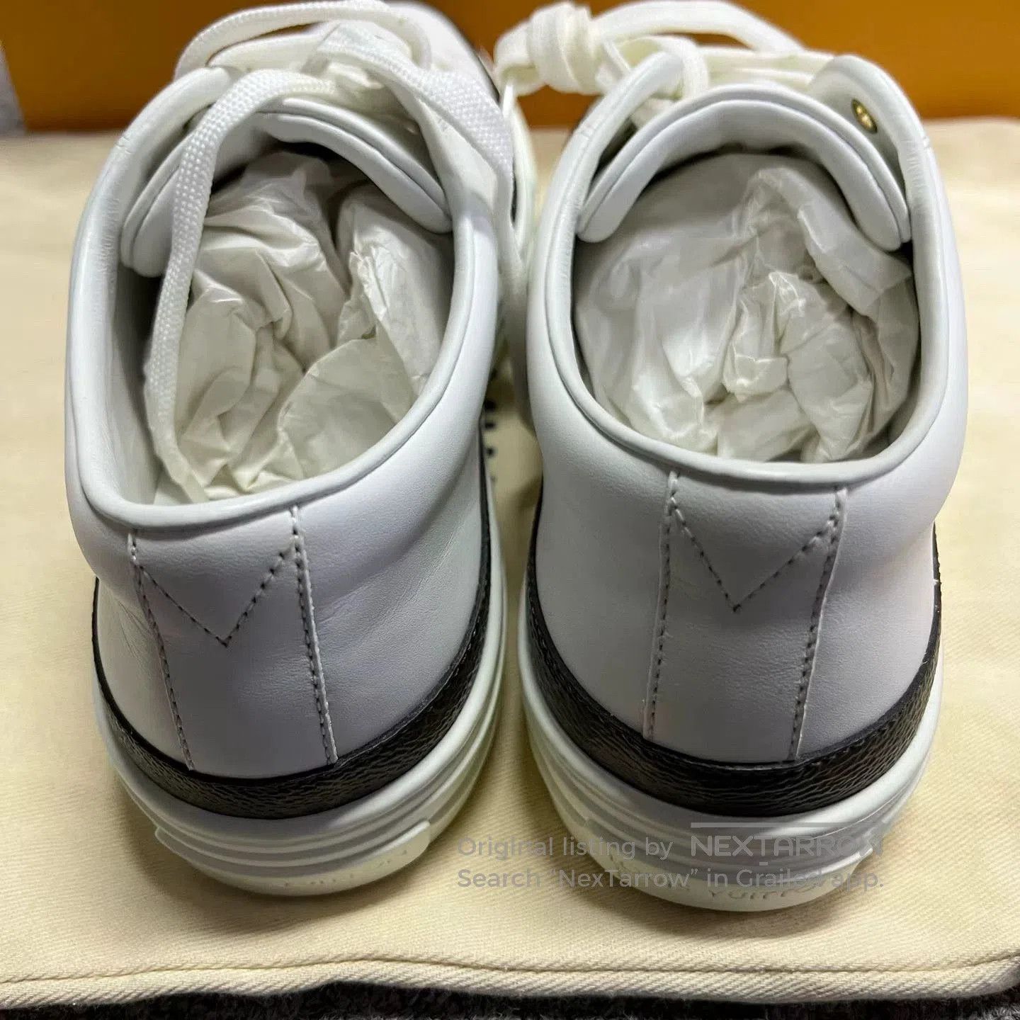 Louis Vuitton louis vuitton white low. Size US 7.5 / EU 40-41 - 4 Thumbnail