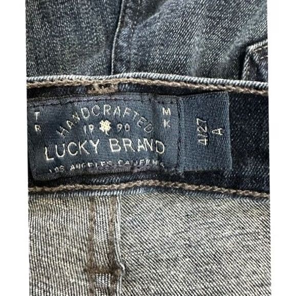 Lucky Brand Lucky Brand Jeans Womens 4 27 Candiani Blue Distressed Brooke Skinny Denim Pants Jeans Size 27" / US 4 / IT 40 - 3 Thumbnail