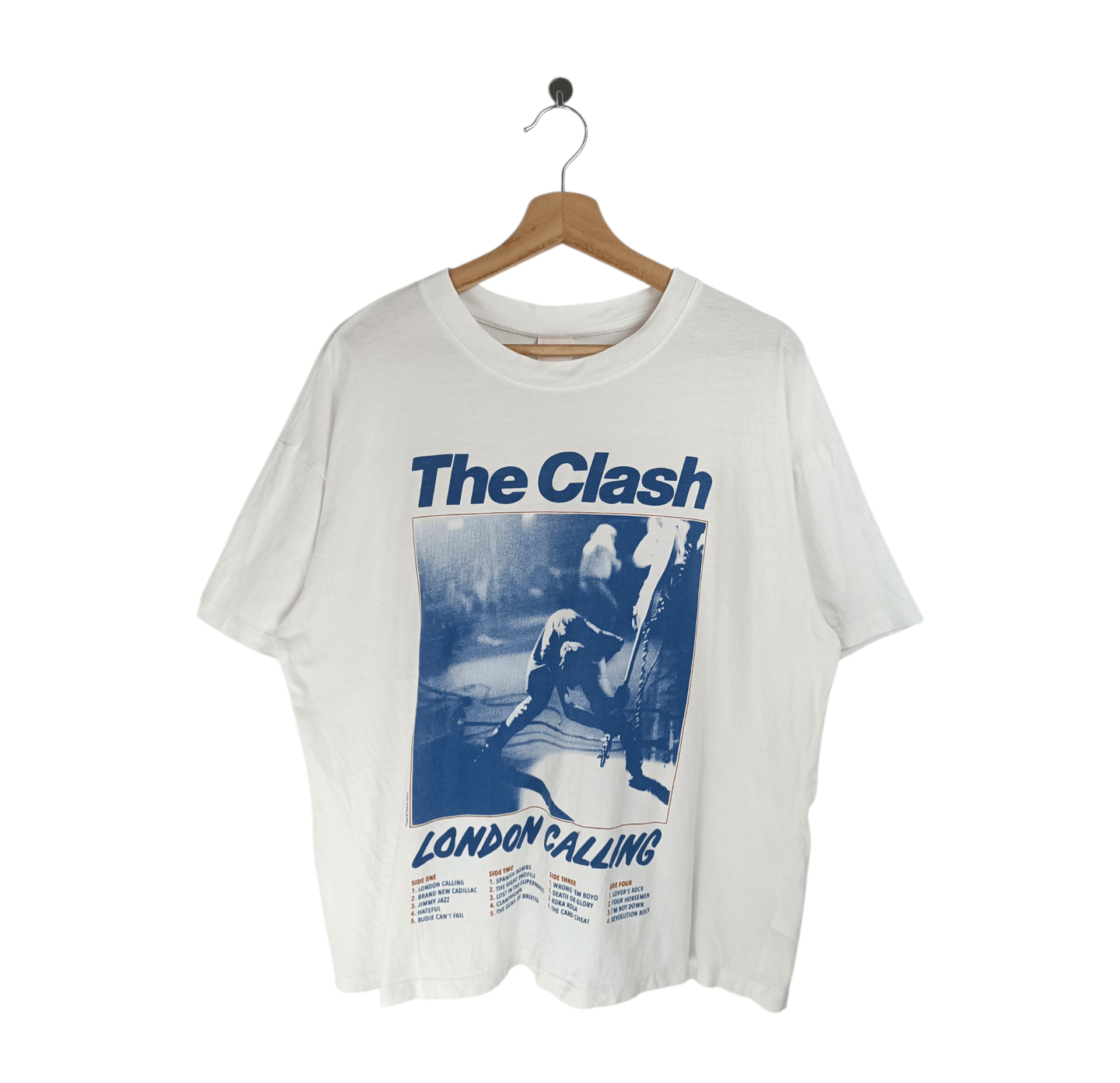 Band Tees VINTAGE THE CLASH LONDON CALLING BOXY PUNK PISTOLS CRAMPS 77 Size US L / EU 52-54 / 3 - 1 Thumbnail