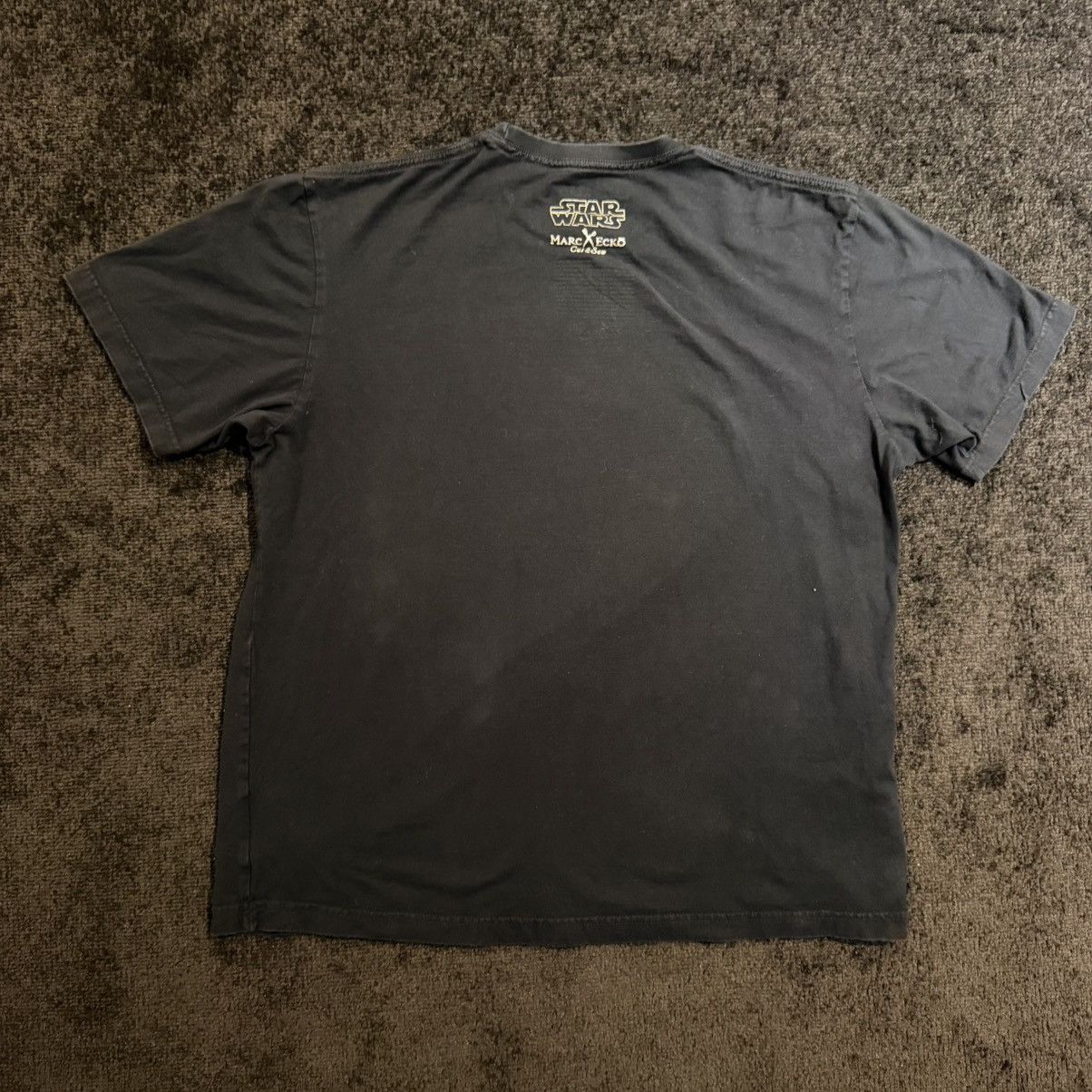 Marc Ecko 2008 Marc Ecko Cut & Sew Rhinestone Yoda Star Wars Tshirt Size US XL / EU 56 / 4 - 3 Thumbnail