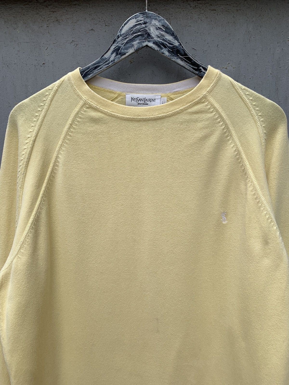 Yves Saint Laurent Vintage Yves Saint Laurent YSL Men’s Knit Sweater Size US L / EU 52-54 / 3 - 2 Thumbnail