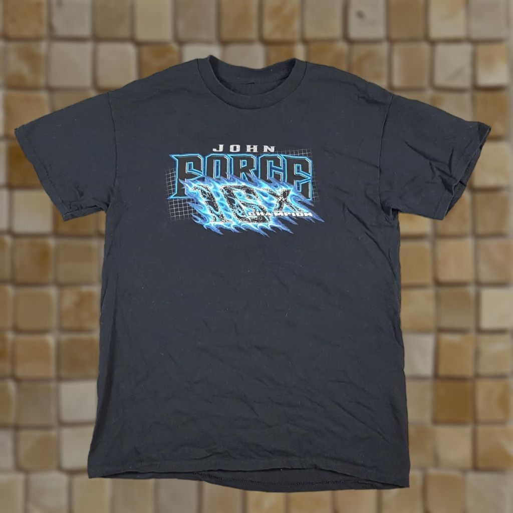 Gildan VINTAGE John Force Nitro Funny Car Racing Men's Size S Retro NASCAR Racer Black T Shirt Size US S / EU 44-46 / 1 - 1 Thumbnail