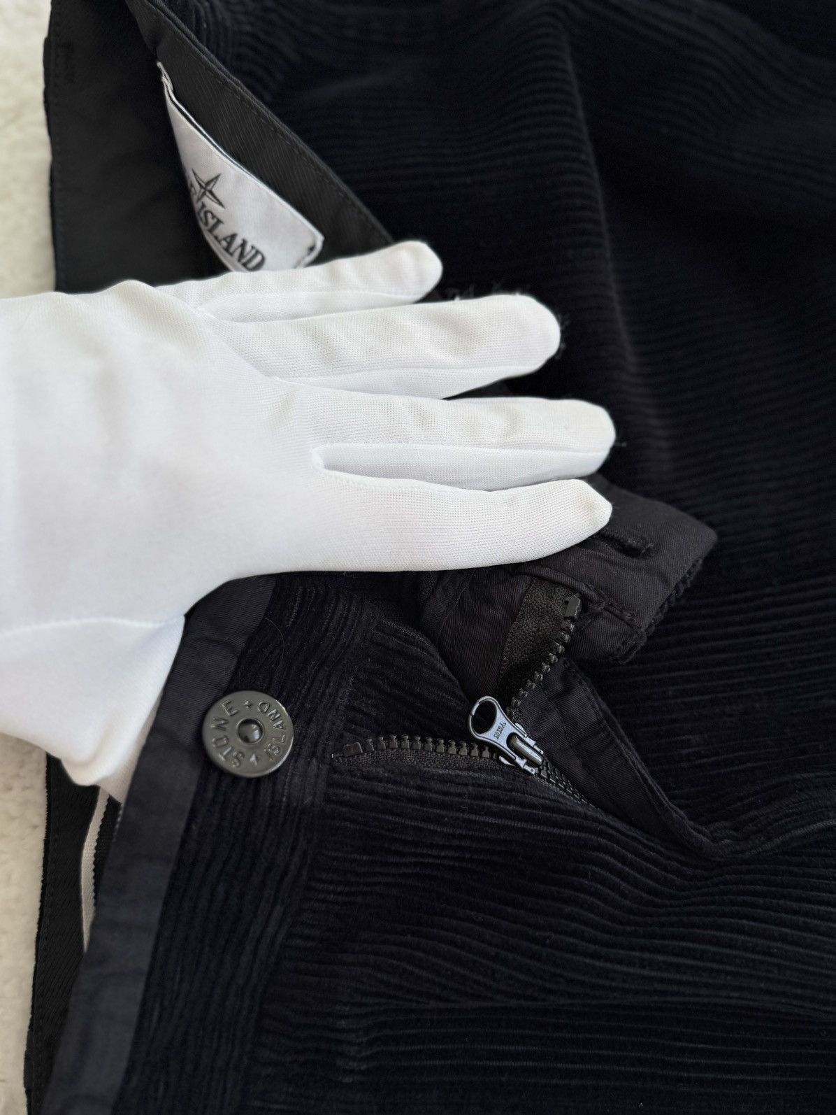 Stone Island Stone Island Corduroy Type-RE Cargo Pants Black Size US 34 / EU 50 - 16 Thumbnail