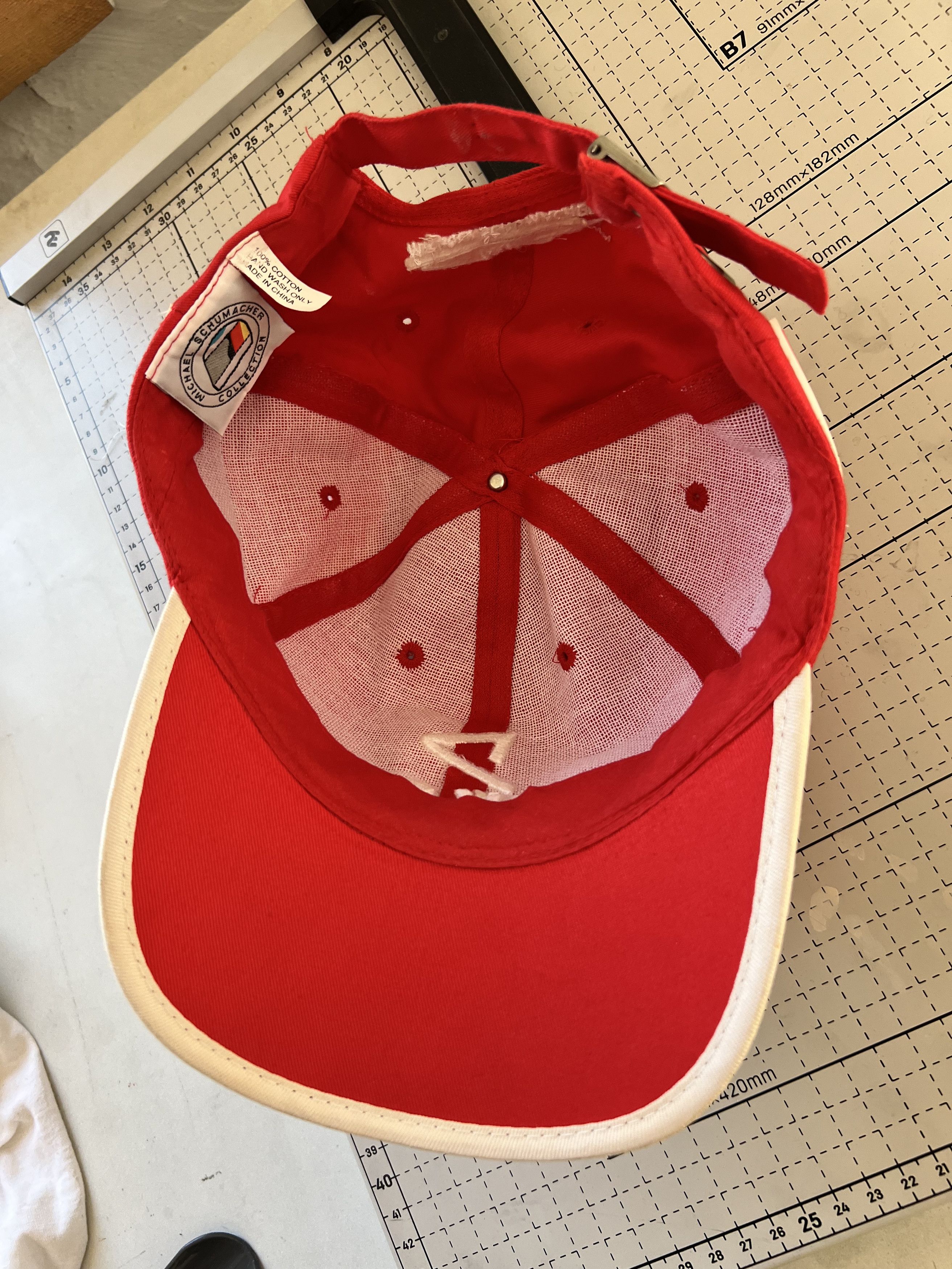 Ferrari Ferrari Schumacher Vintage Wreath Racing Cap 1990s Size ONE SIZE - 6 Thumbnail