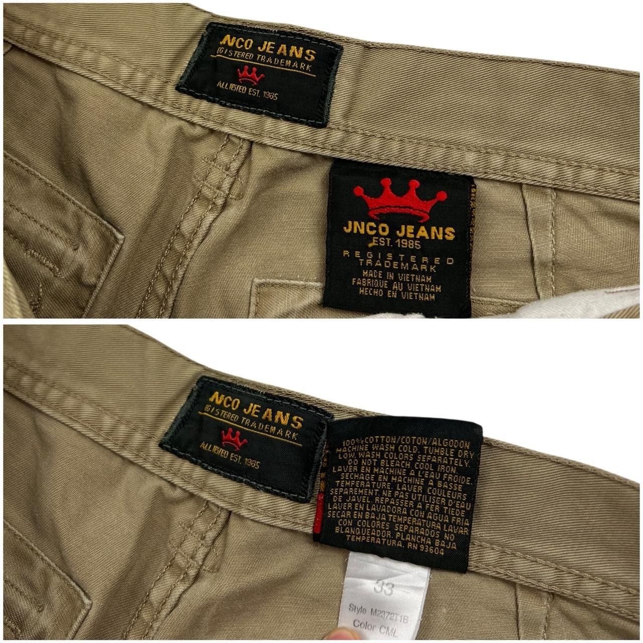 JNCO Vintage Jnco Baggy Embroidered Dragon Cargo Shorts Waist 33 Size US 33 - 6 Thumbnail