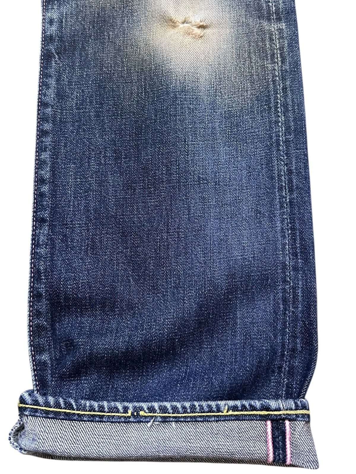 Momotaro Jeans Vintage Momotaro Selvedge Mudwash Distressed Denim Size US 32 / EU 48 - 5 Thumbnail