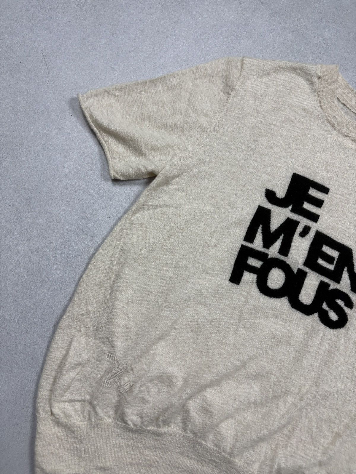 Zadig & Voltaire Zadig & Voltaire Je M’en Fous Cashmere Knit Short Sleeve Top Size M / US 6-8 / IT 42-44 - 4 Thumbnail
