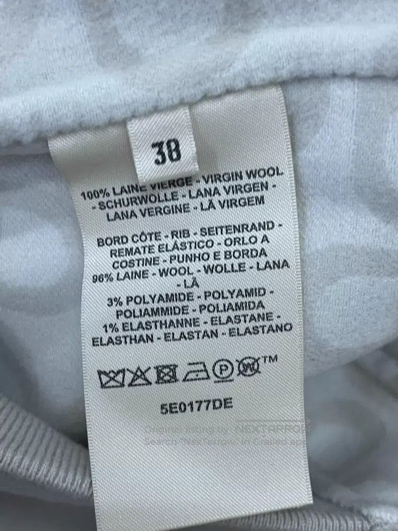 Hermes Hermes Grey Beige Lined Full Pig Nose Logo Two-Sided Cashm Size XS / US 0-2 / IT 36-38 - 5 Thumbnail