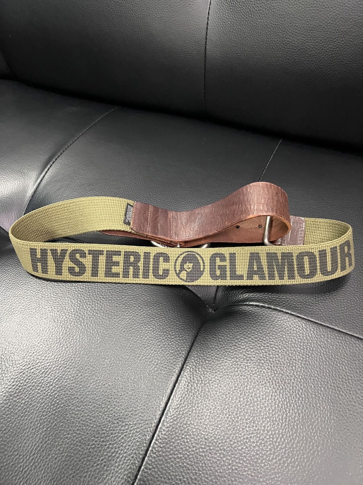 Hysteric Glamour Hysteric Glamour Girl Logo Woven Leather Belt Size ONE SIZE - 1 Thumbnail
