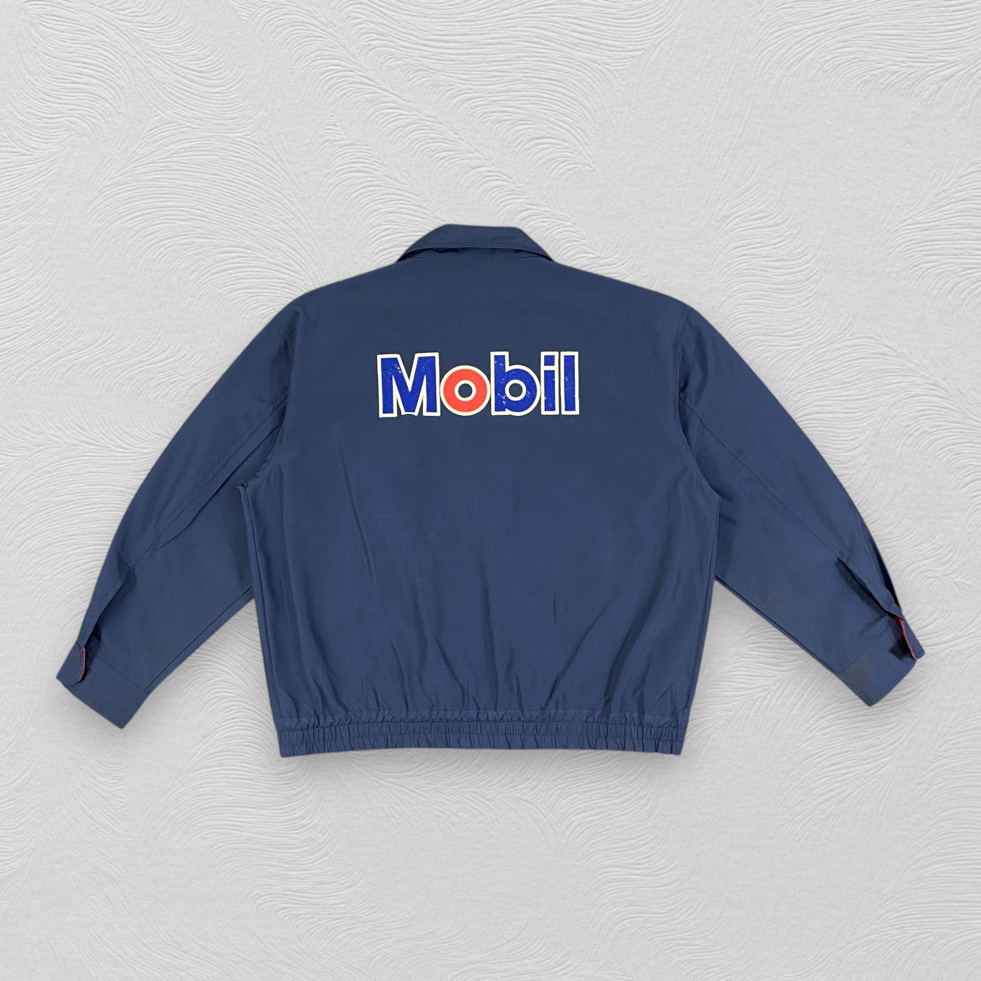 Sports Specialties Vintage Mobil Big Logo Jacket -J117 Size US M / EU 48-50 / 2 - 1 Thumbnail
