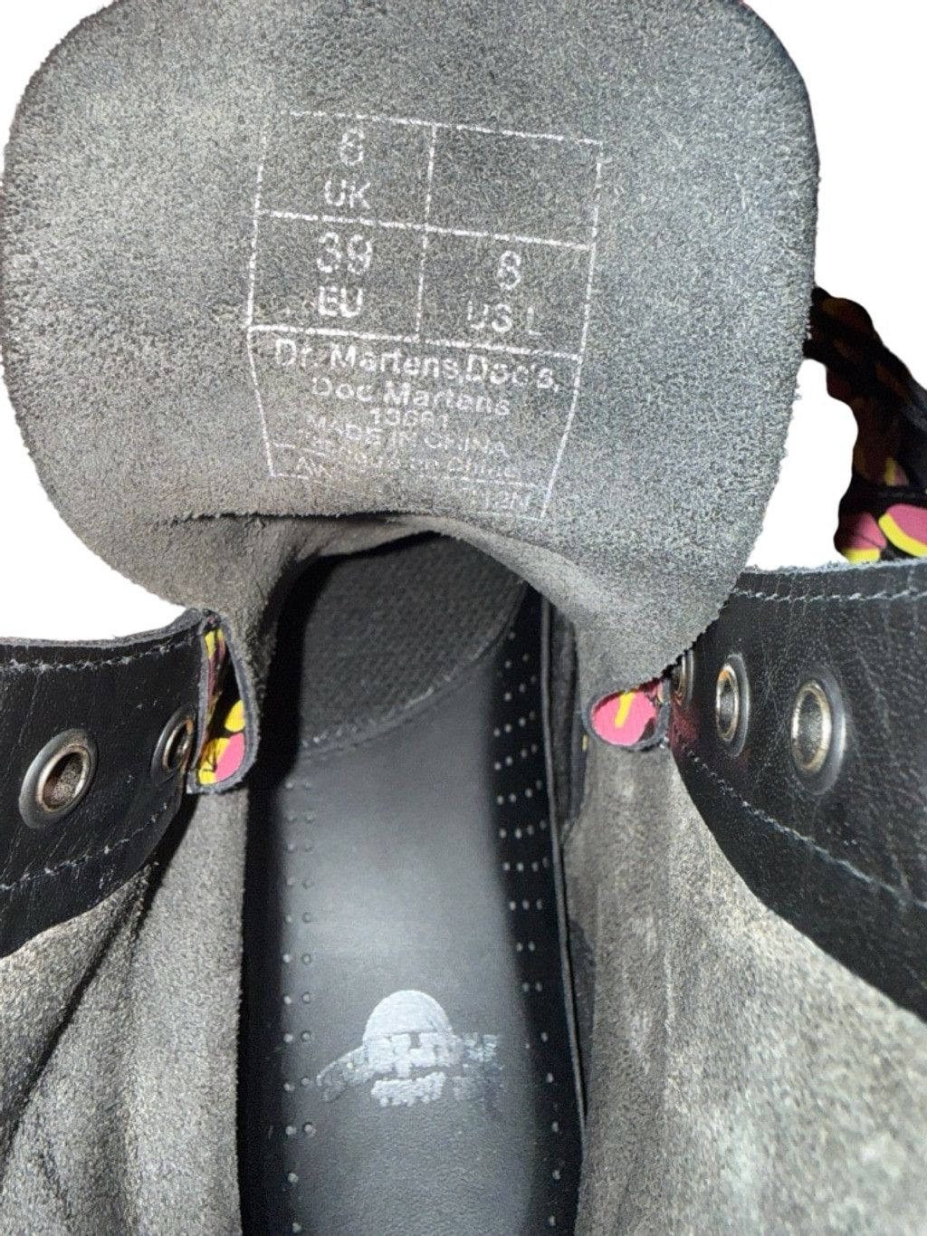 Dr. Martens Dr. Martens 1460 Leopard Print Size 8 Black Pink Yellow Size US 8 / IT 38 - 3 Thumbnail