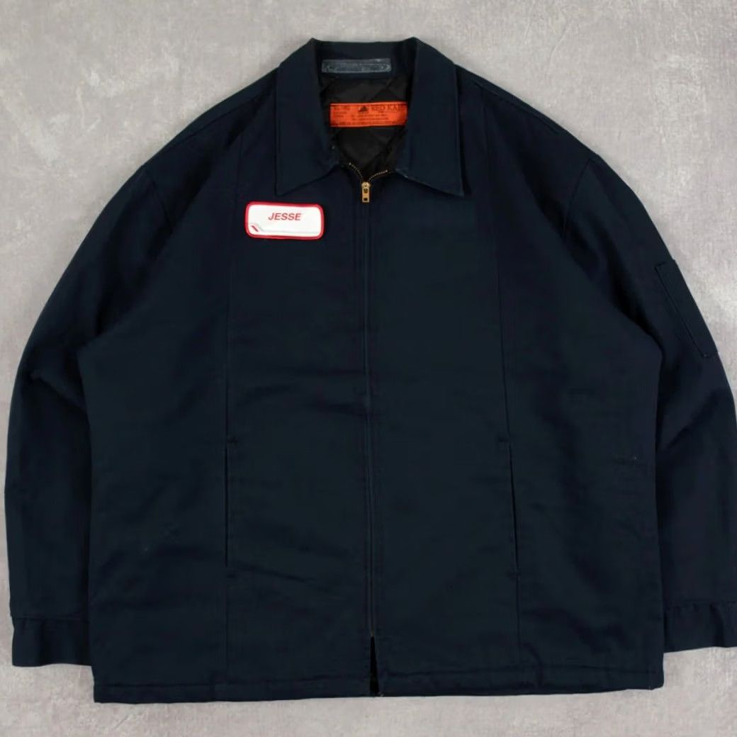 Red Kap VINTAGE Red Kap Jacket 90s Jesse Workwear XL Navy Blue Men’s Jacket Size US XL / EU 56 / 4 - 2 Thumbnail