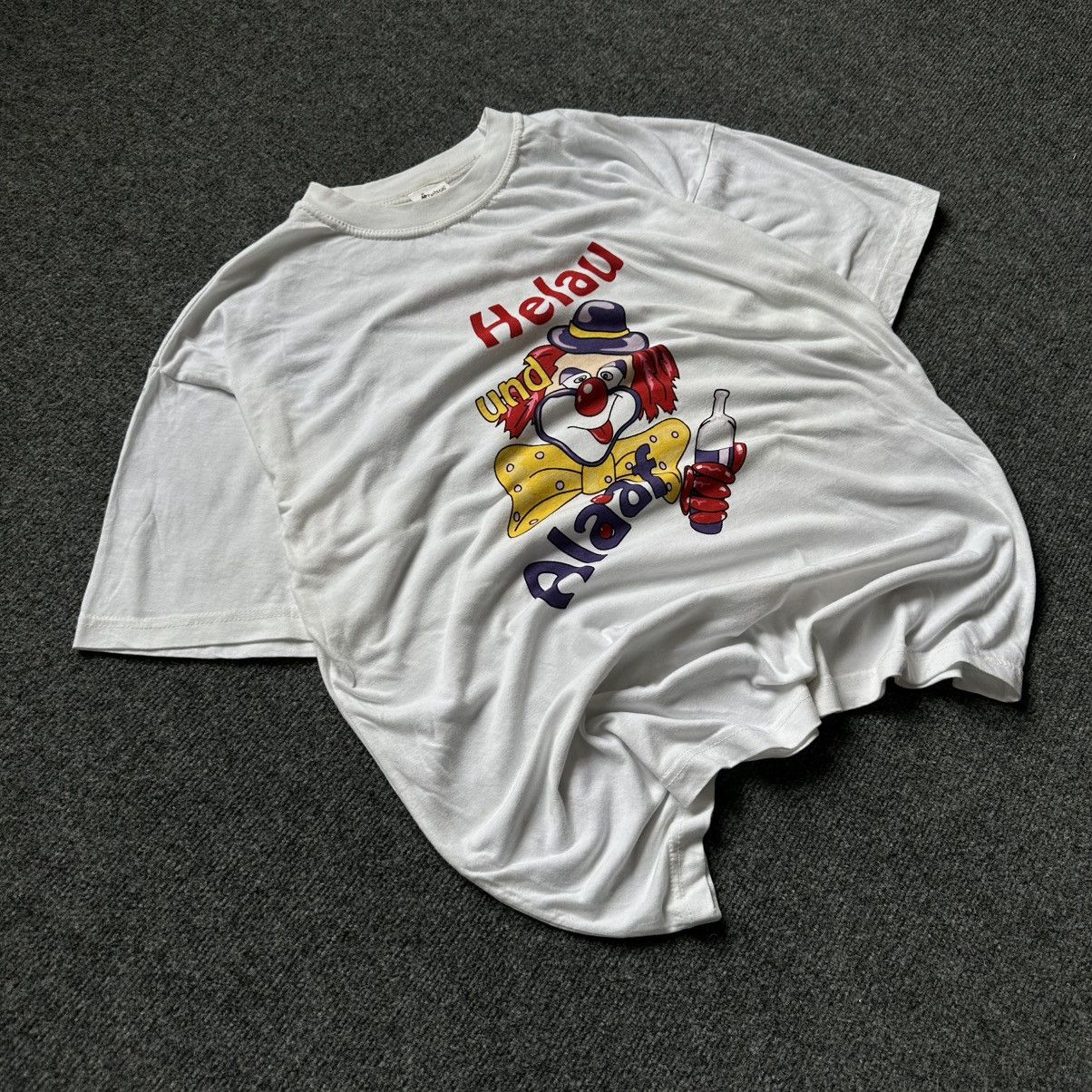 Y/Project VTG Adult Helau und Alaaf T-shirts Big Logo Joke Humor Y2K Size US XL / EU 56 / 4 - 2 Thumbnail