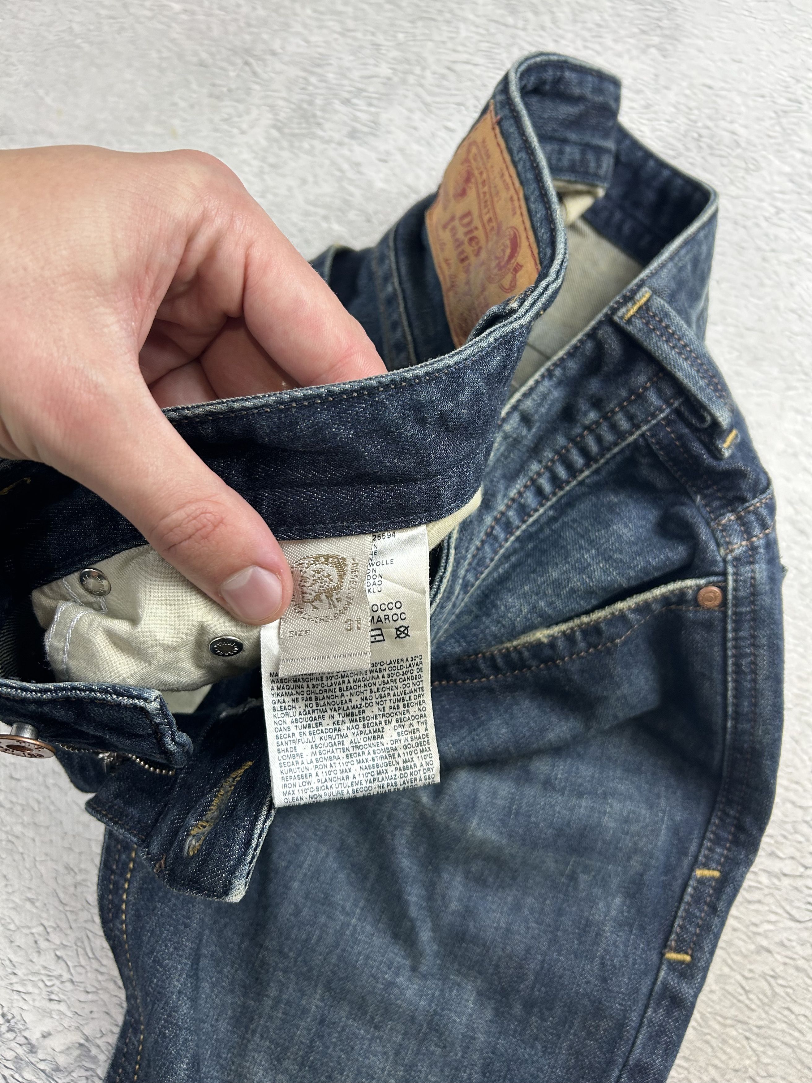 Diesel × Vintage Vintage Diesel jeans Thavar Collection Slim skinny Y2K Size US 31 - 7 Thumbnail
