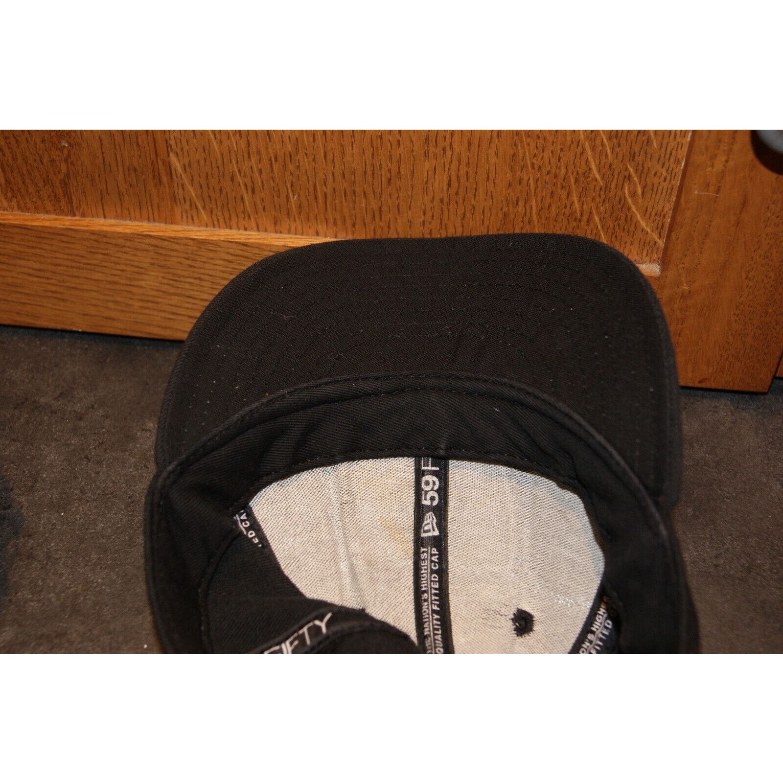 New Era VTG Oakland LA Raiders Wool New Era Low Profile Sz 7 1/8 USA Size ONE SIZE - 7 Thumbnail