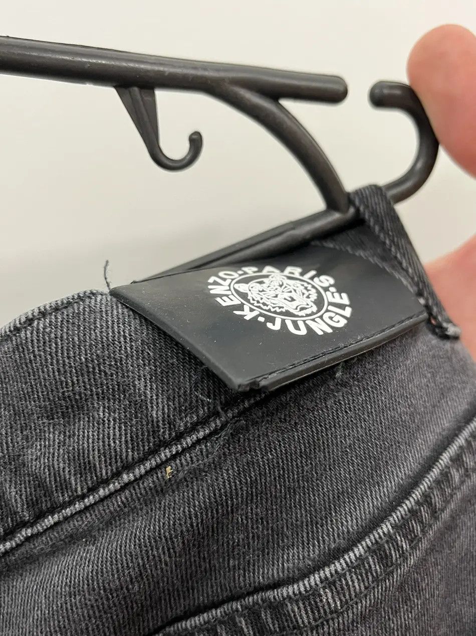 Kenzo Kenzo Jungle Skinny 5 Pocket Logo Denim Jeans Size US 34 / EU 50 - 4 Thumbnail