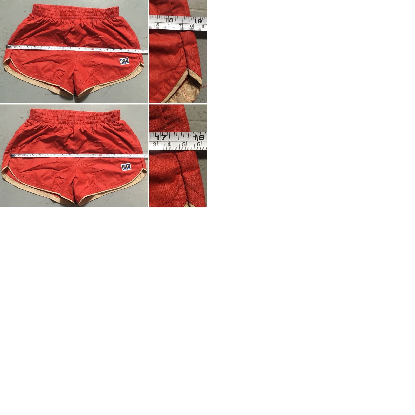 Vintage VINTAGE Laguna Swim Trunks 28-30 Red Short Shorts 70s 80s Made In USA S Men/Womens? Size US 28 / EU 44 - 9 Thumbnail