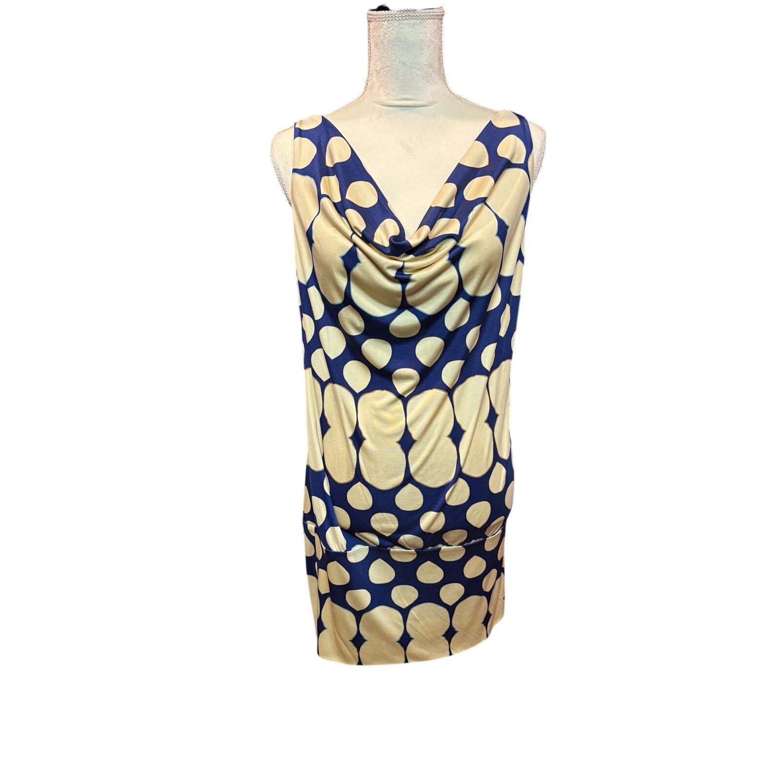 Diane von Furstenberg Diane Von Furstenberg Silk Print Mini Dress Size S Size S / US 4 / IT 40 - 1 Thumbnail
