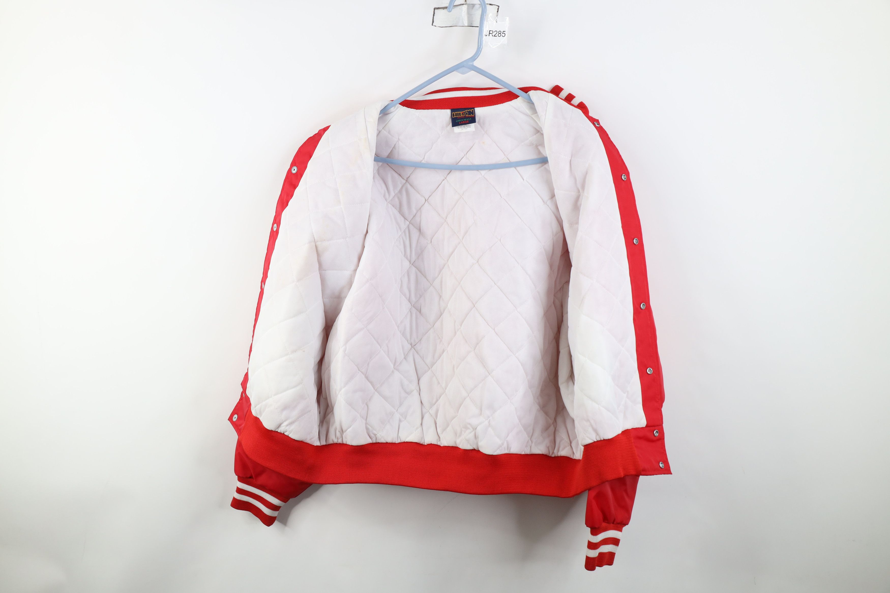 Vintage Vintage 80s 90s Streetwear Quilted Satin Bomber Jacket USA Size US L / EU 52-54 / 3 - 10 Thumbnail