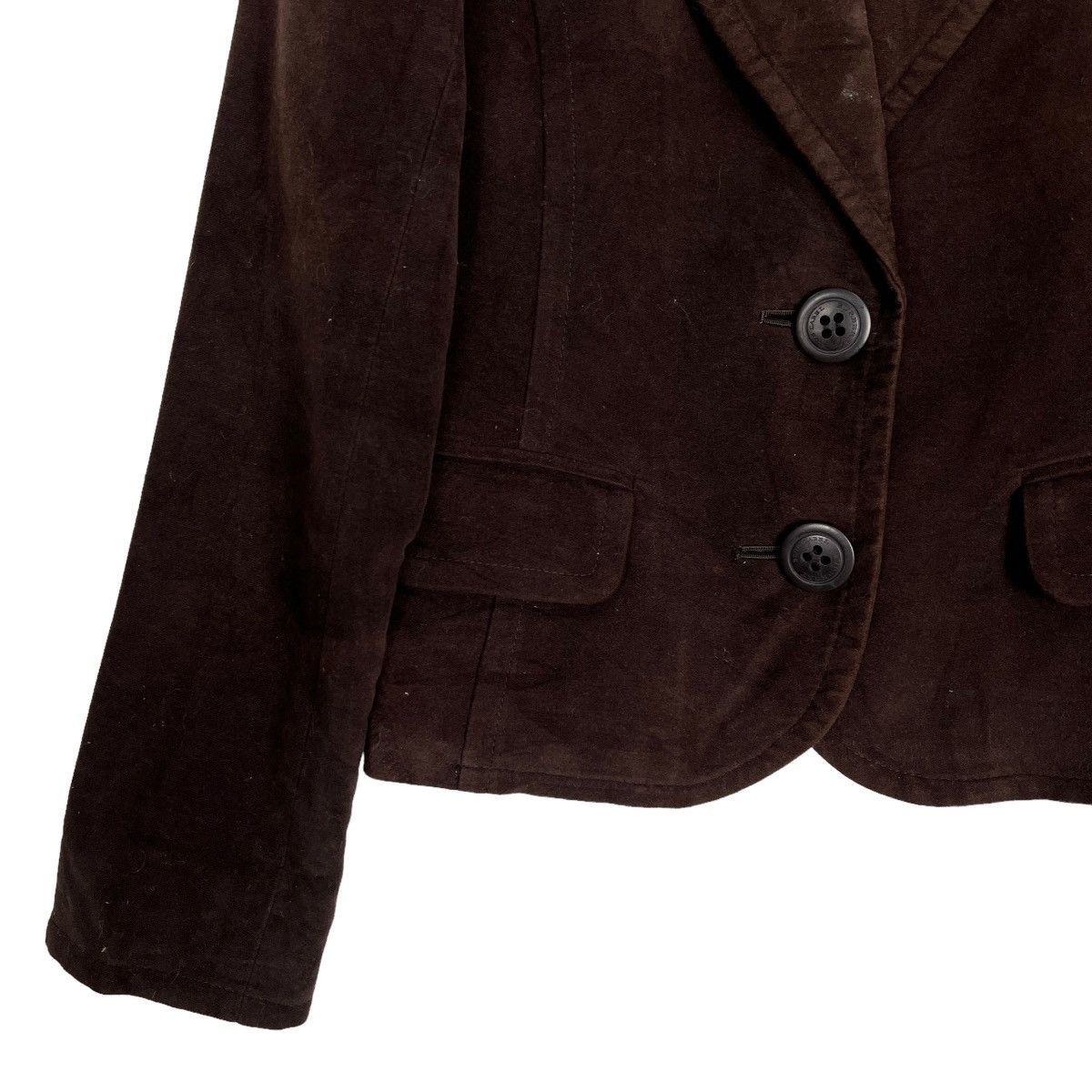 Burberry 🔥 BURBERRY MOLESKIN NOVA CHECK JACKET Size XS / US 0-2 / IT 36-38 - 4 Thumbnail