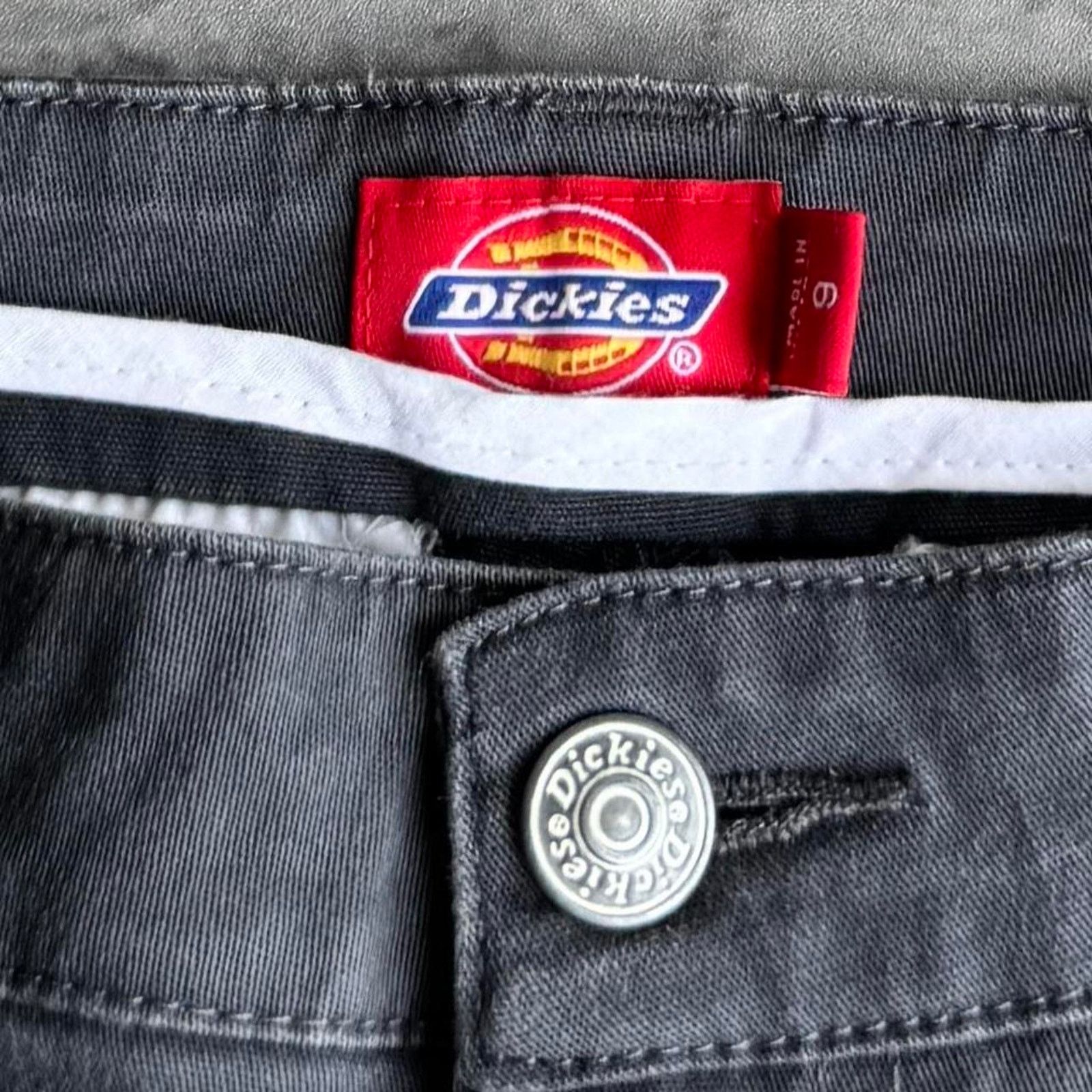 Dickies × Vintage Vintage Y2K Dickies Skater Wolf Grey Chino Casual Pants Size 29" - 4 Thumbnail