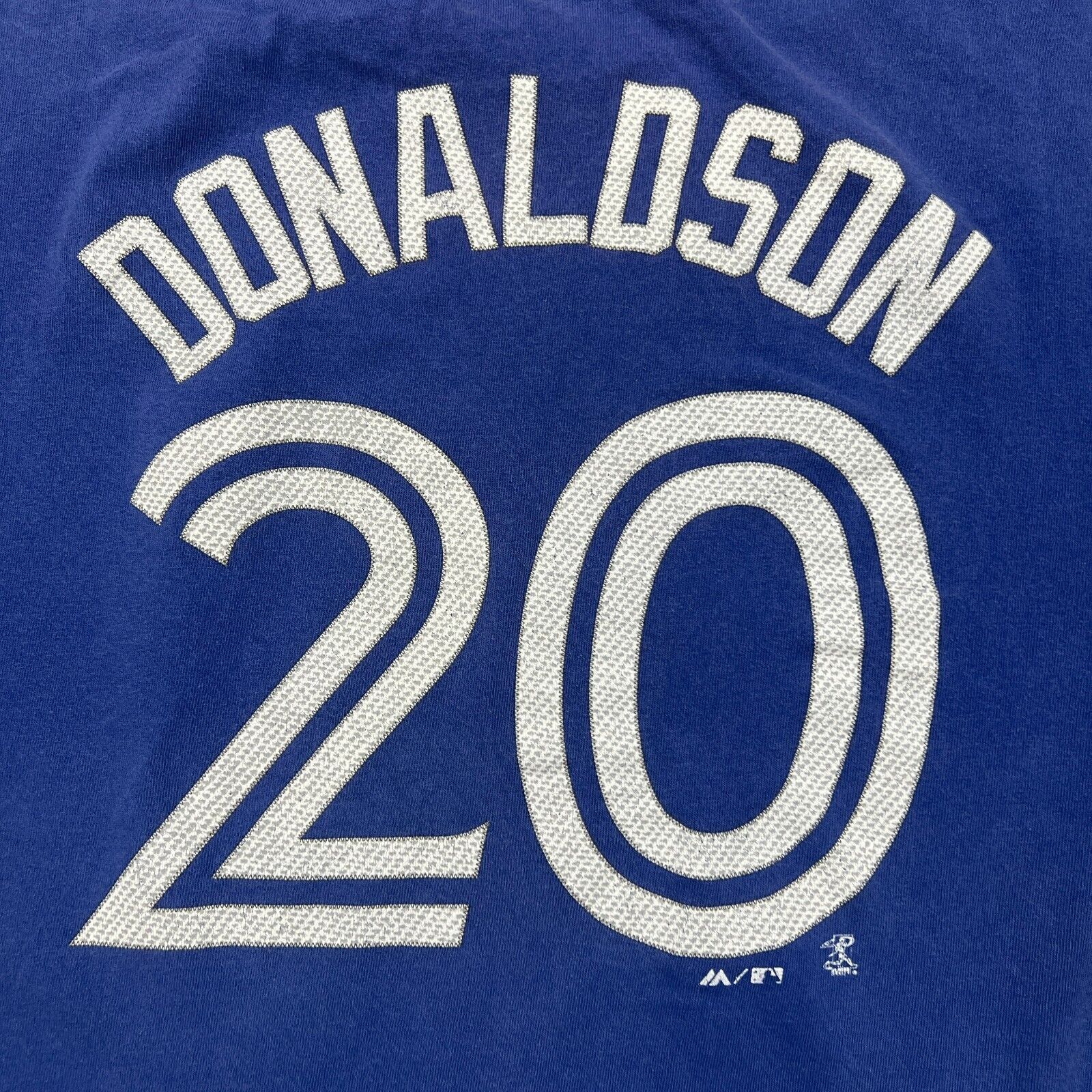 MLB × Majestic × Vintage Majestic Toronto Blue Jays T Shirt Large Josh Donaldson Tee Size US L / EU 52-54 / 3 - 7 Thumbnail