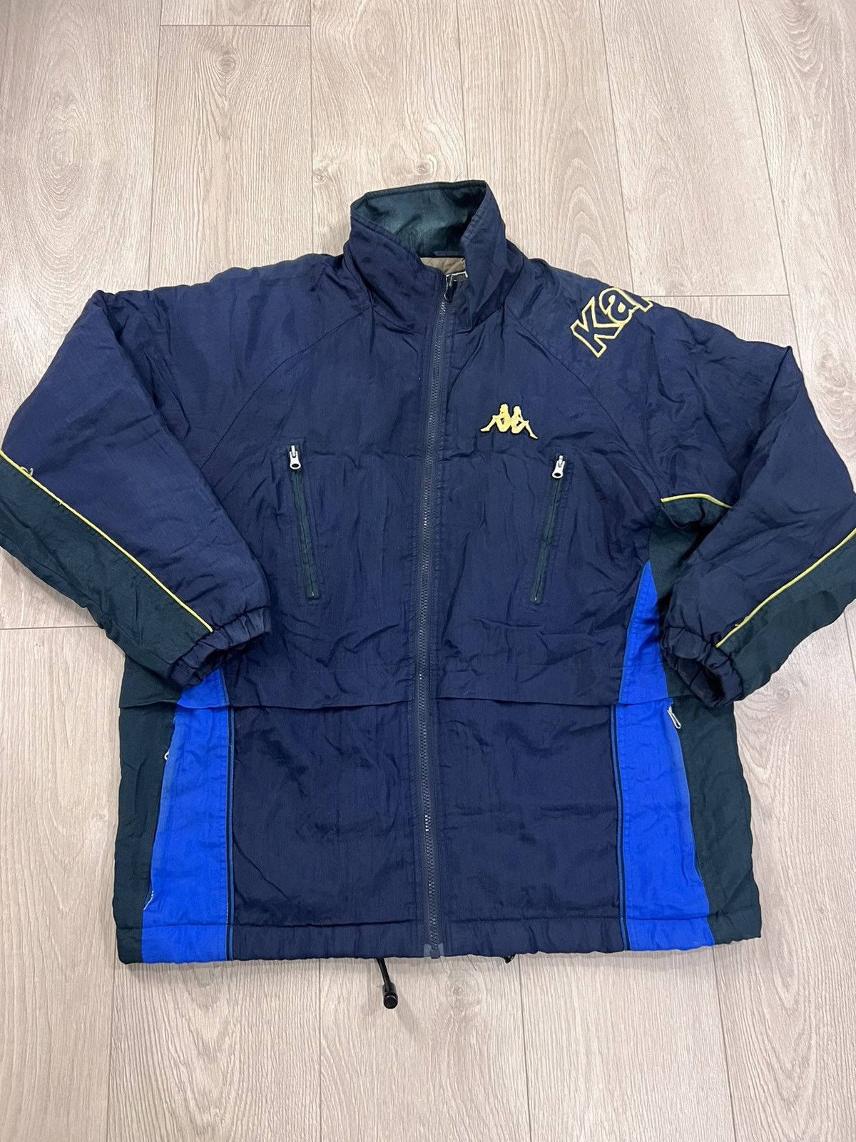 Kappa × Vintage Vintage 90s Kappa Bench Sideline Soccer Jacket Mid Weight Size US L / EU 52-54 / 3 - 1 Thumbnail