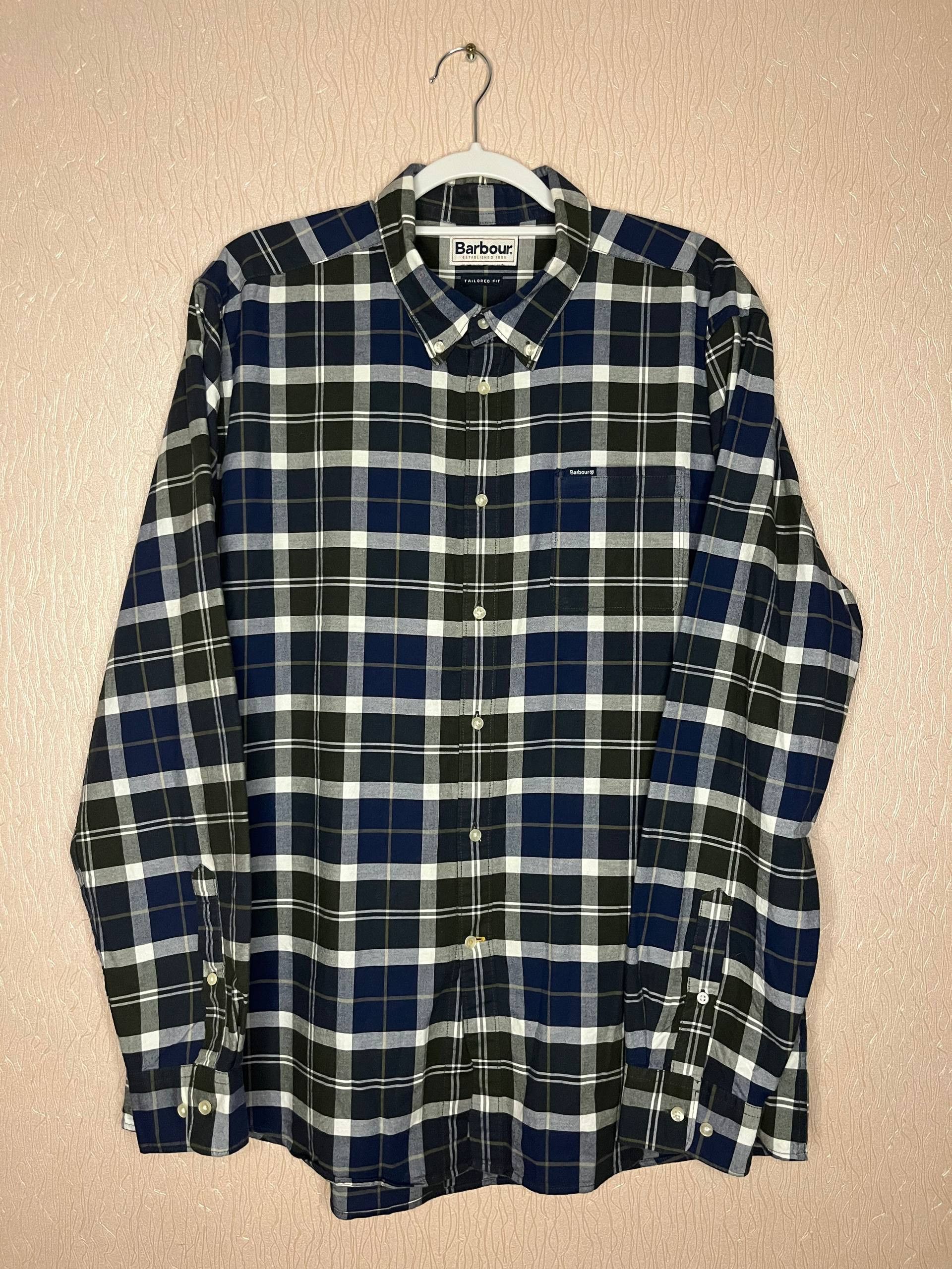 Barbour Vintage Barbour Plaid Shirt Size US XL / EU 56 / 4 - 1 Thumbnail
