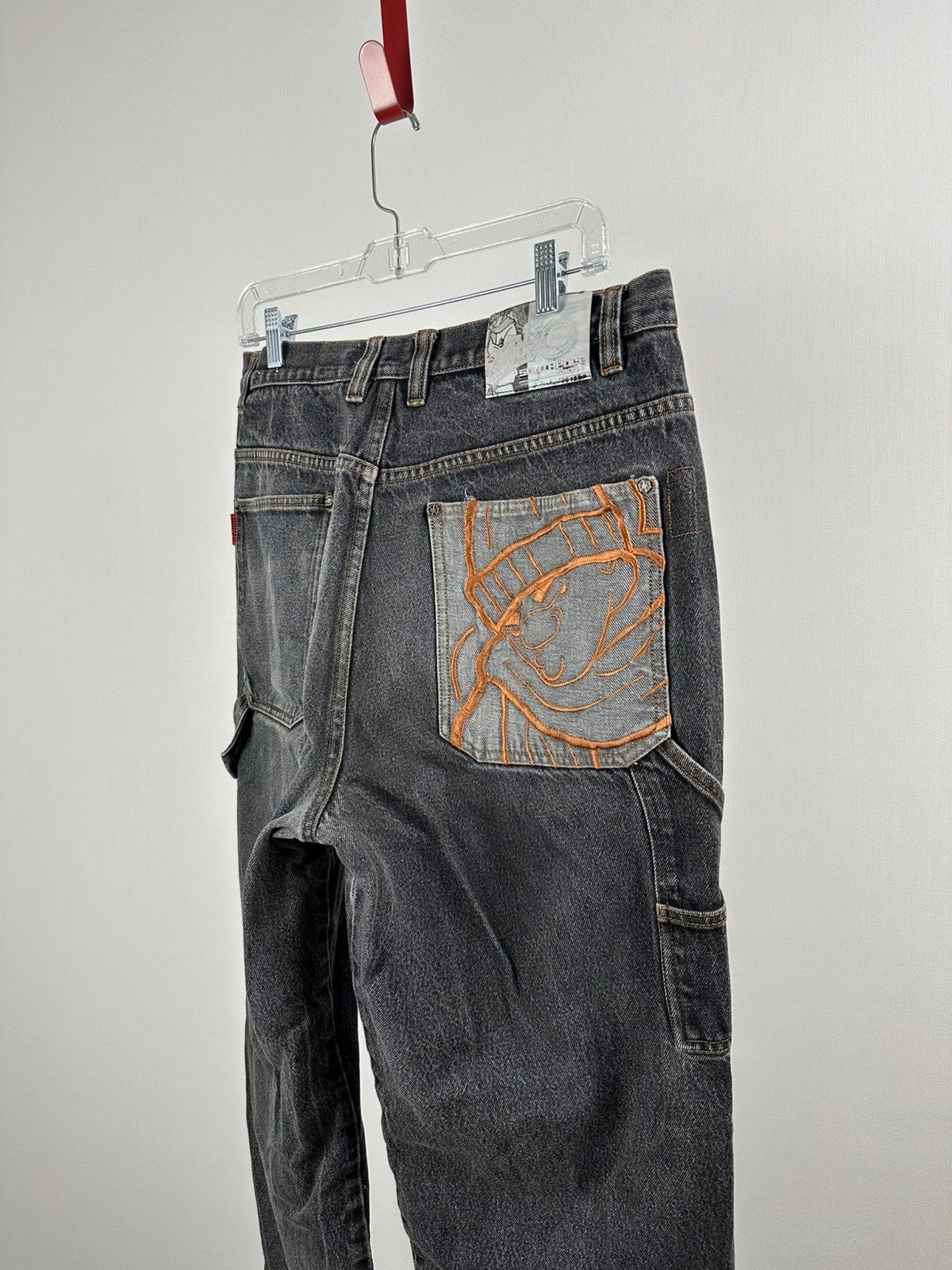 Southpole VTG Y2K Southpole Jeans Mens 38x29 Blue Baggy Acid Wash Moto Size US 38 / EU 54 - 2 Thumbnail