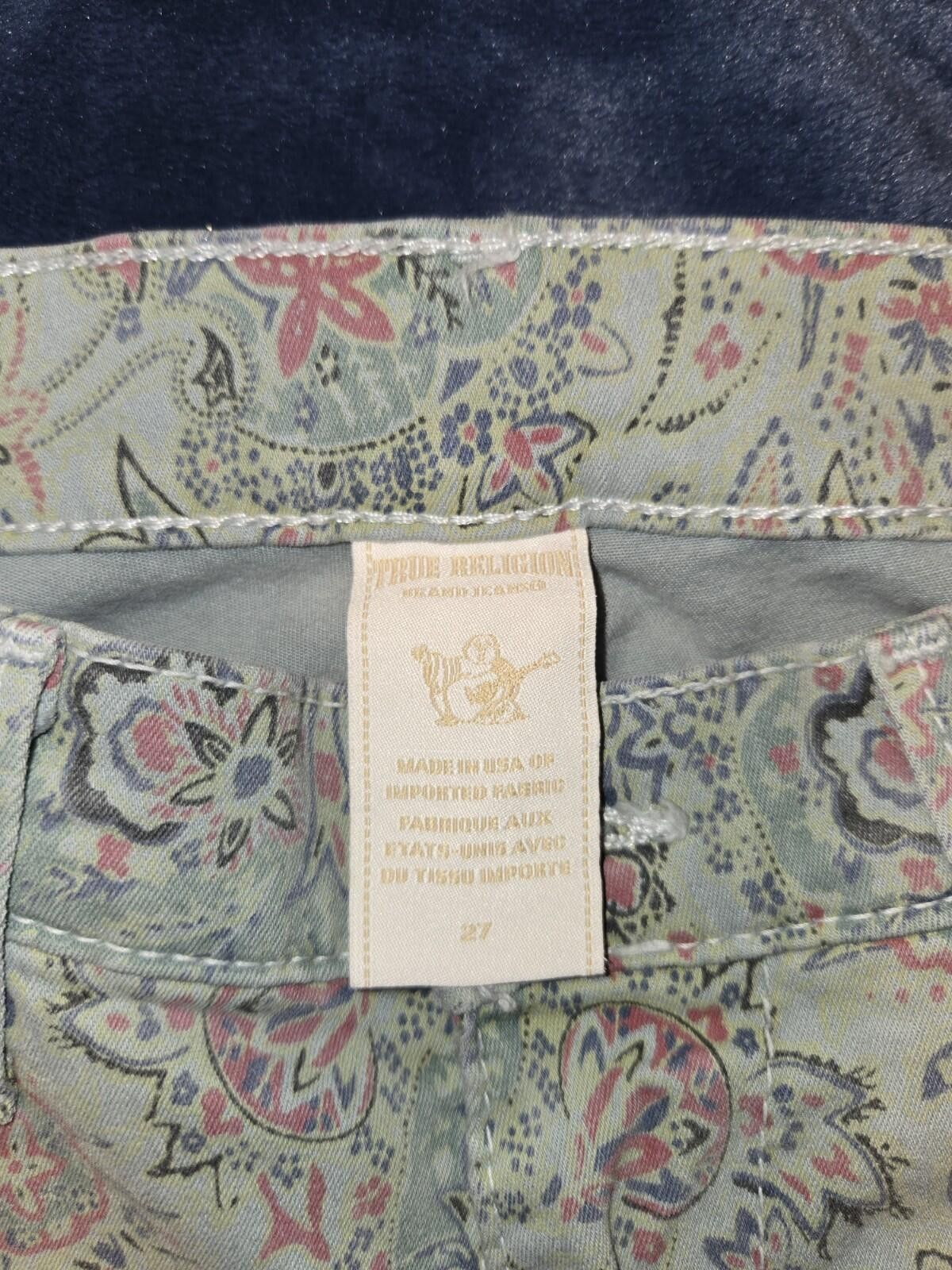 True Religion True Religion Chrissy Super Skinny Jeans Pants Size 27 Size 27" / US 4 / IT 40 - 4 Thumbnail
