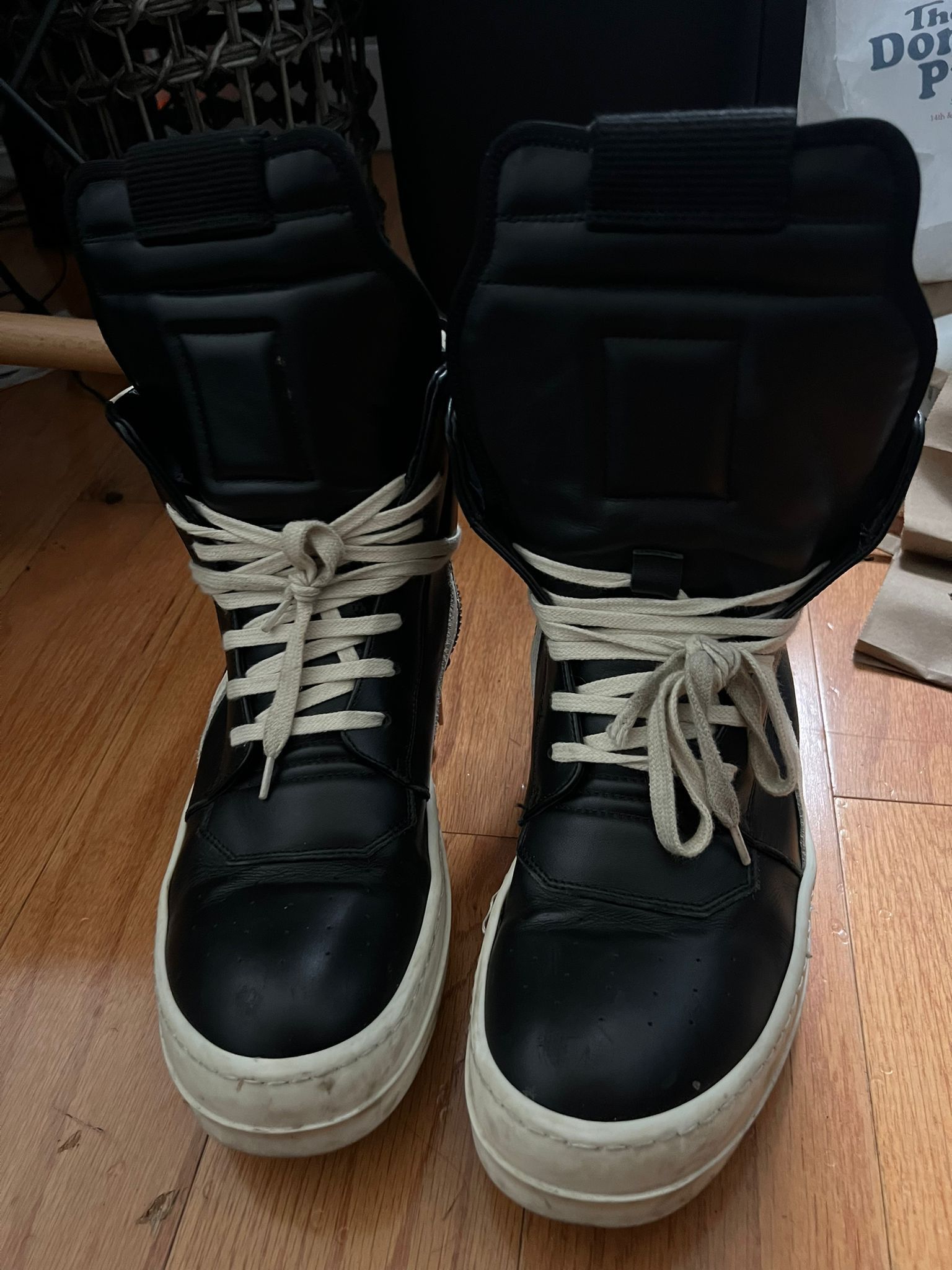 Rick Owens Rick Owens Geobaskets Size US 10 / IT 40 - 1 Thumbnail