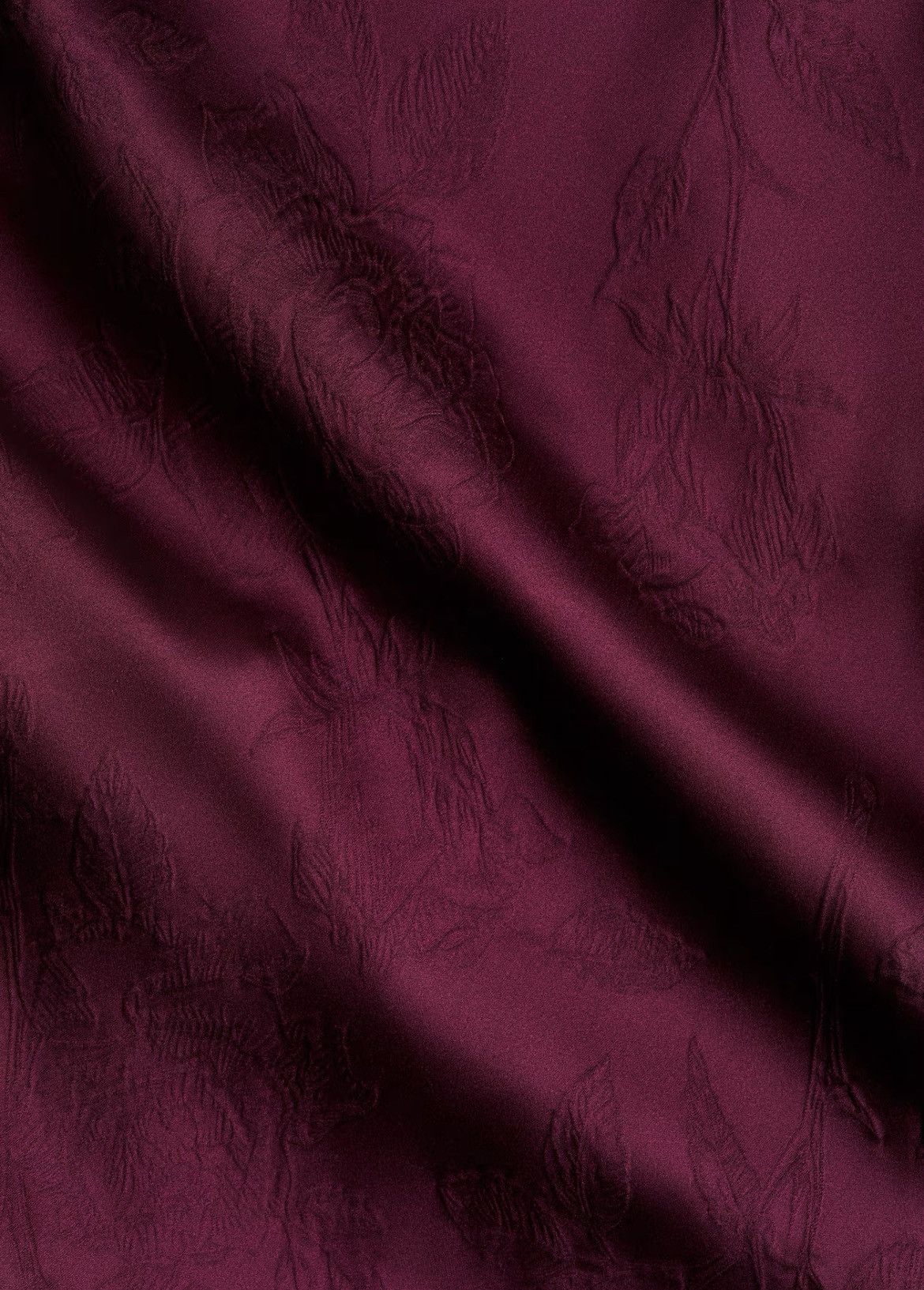 H&M H&M Burgundy Satin Slip Dress Size L / US 10 / IT 46 - 6 Thumbnail