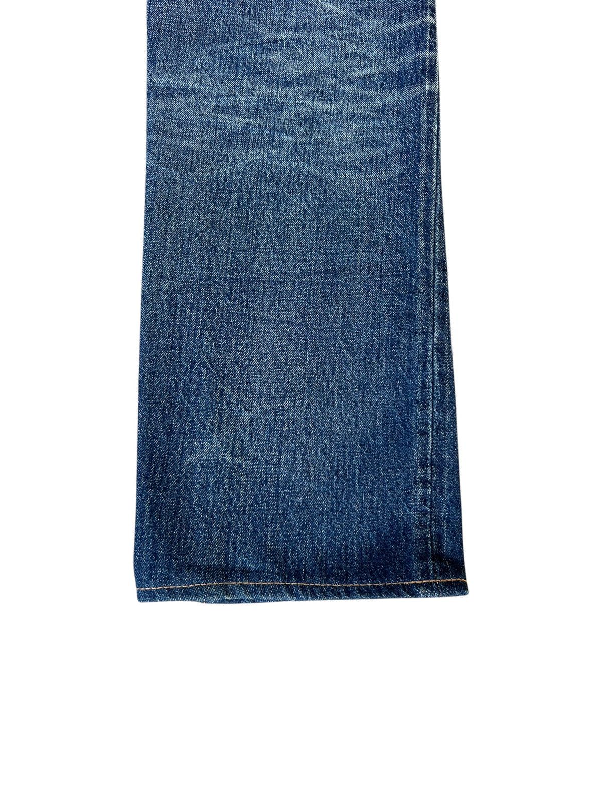 Denime Vintage DENIME Japan Jerky Patch Fade Denim Selvedge Jeans Size US 31 - 20 Thumbnail