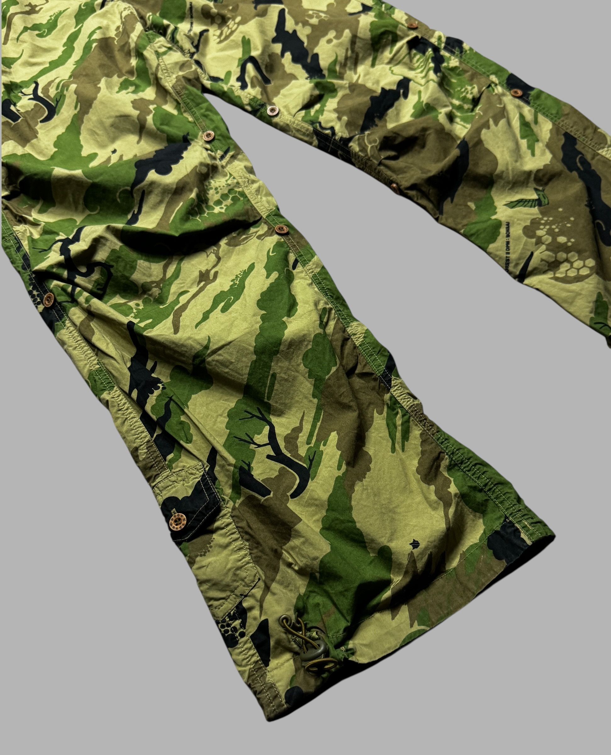 Maharishi Maharishi embroidered dragon Camo pants size 34 Size US 34 / EU 50 - 3 Thumbnail