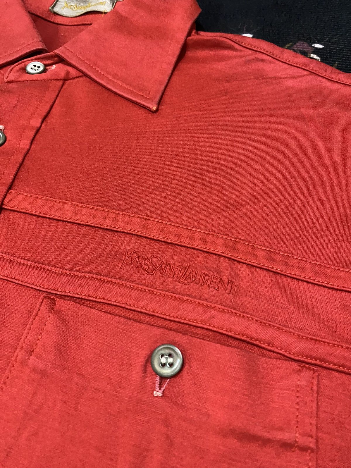 Yves Saint Laurent 🚨Last Drop🚨70s Vtg Yves Saint Laurent Polo Shirt Size US M / EU 48-50 / 2 - 4 Thumbnail